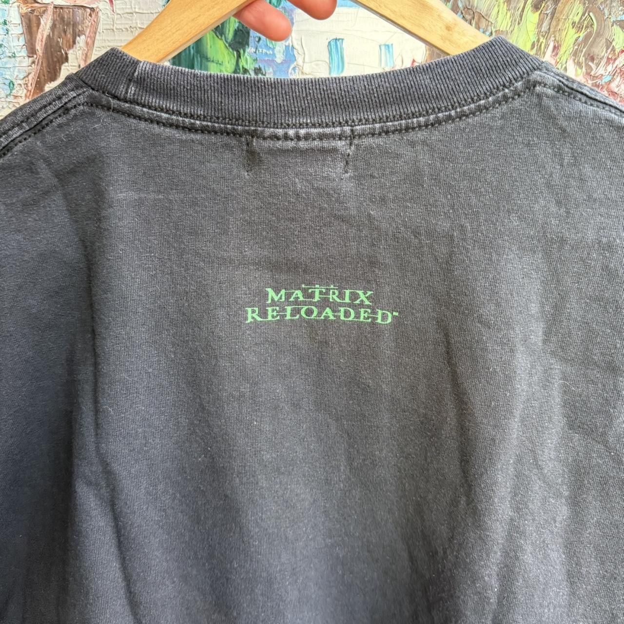 Vintage Vintage 90s Matrix Movie Graphic black cotton tee Size XL Size US XL / EU 56 / 4 - 4 Thumbnail