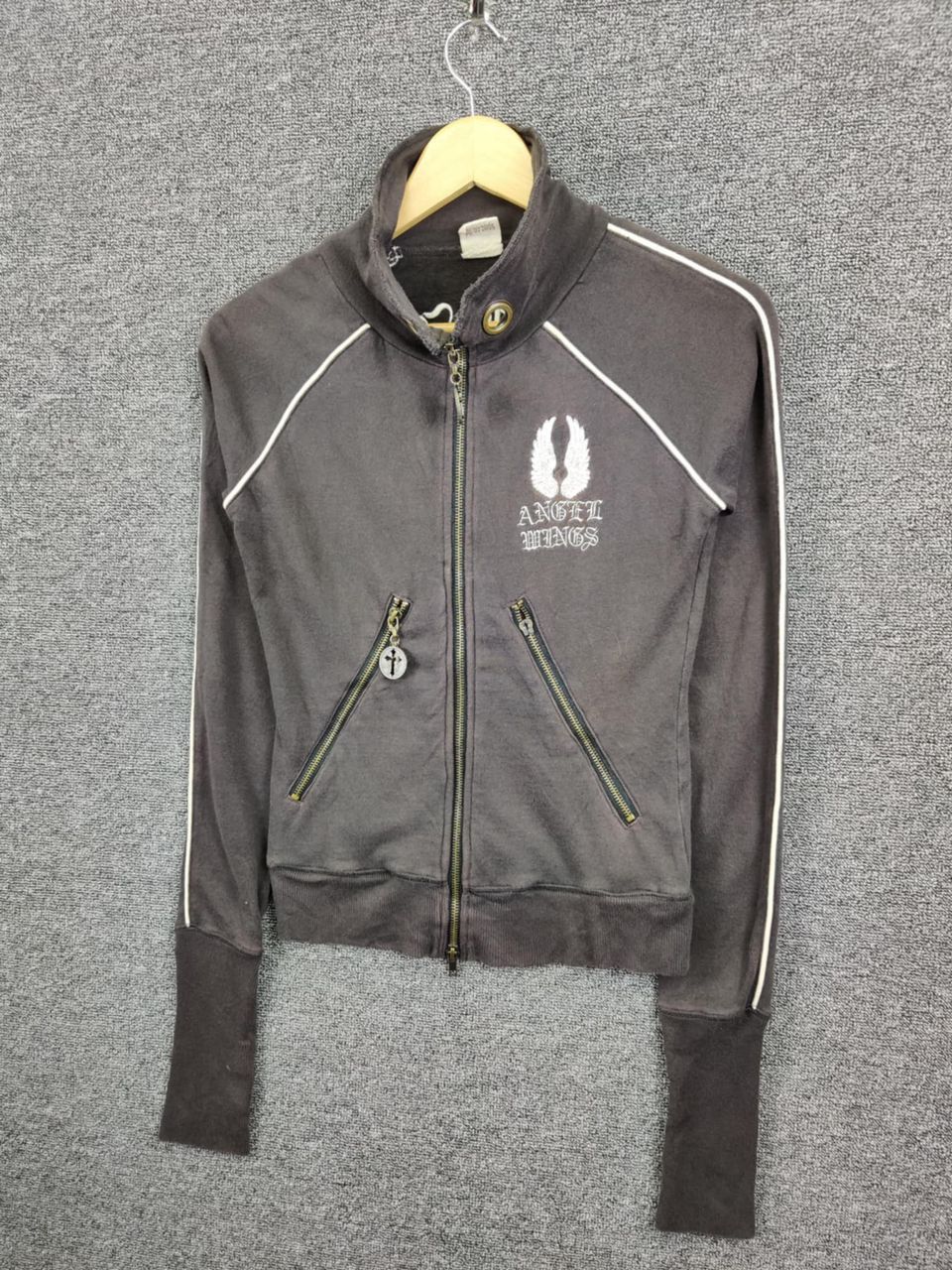 Vintage Vintage D.I.A Angels Wings Zipper Sweater Track Jacket Size US S / EU 44-46 / 1 - 3 Thumbnail