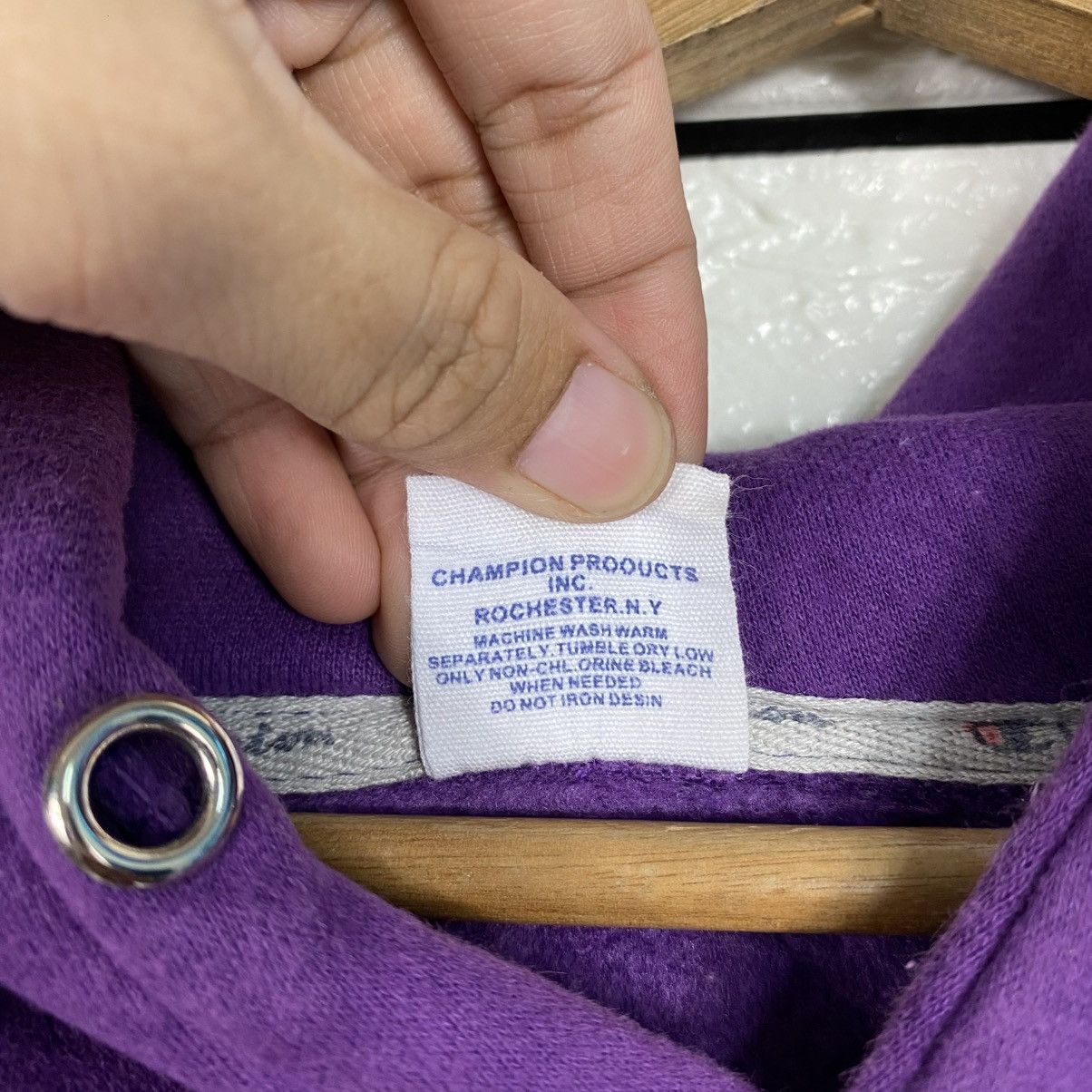 Japanese Brand 📌Vintage Hoodie Pull Over Champion Small Pony Size US XXL / EU 58 / 5 - 18 Thumbnail