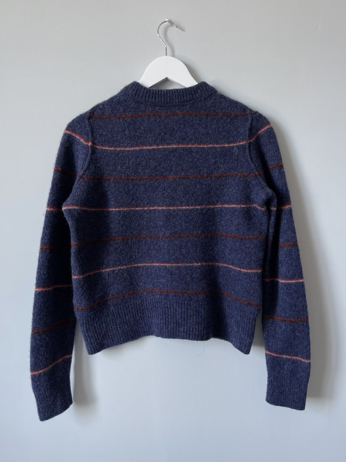 Acne Studios Acne Studios Kai S Striped 100% Wool Sweater Size US S / EU 44-46 / 1 - 6 Thumbnail