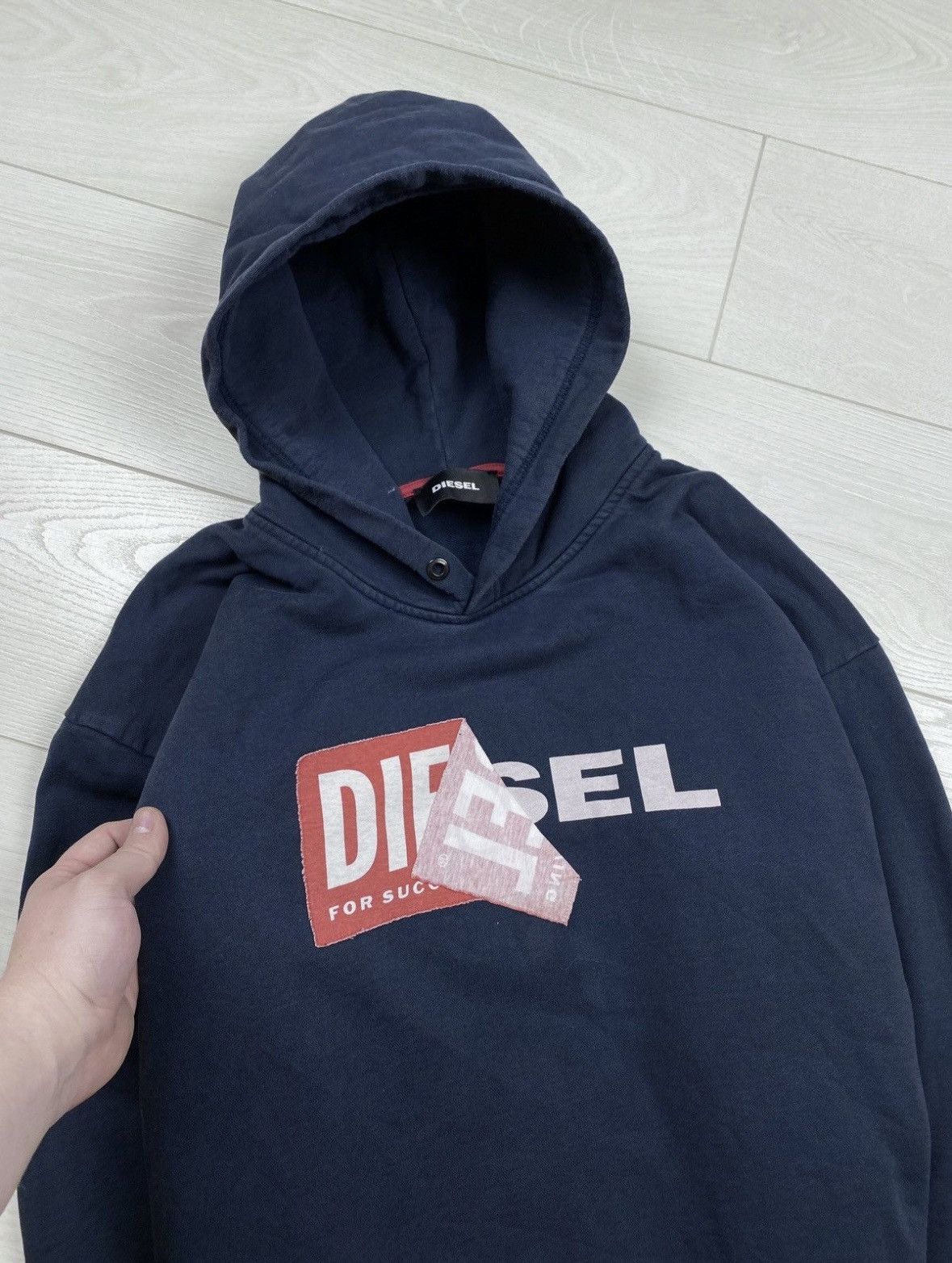 Diesel Men’s Diesel Hoodie - Navy XL Size US XL / EU 56 / 4 - 6 Thumbnail