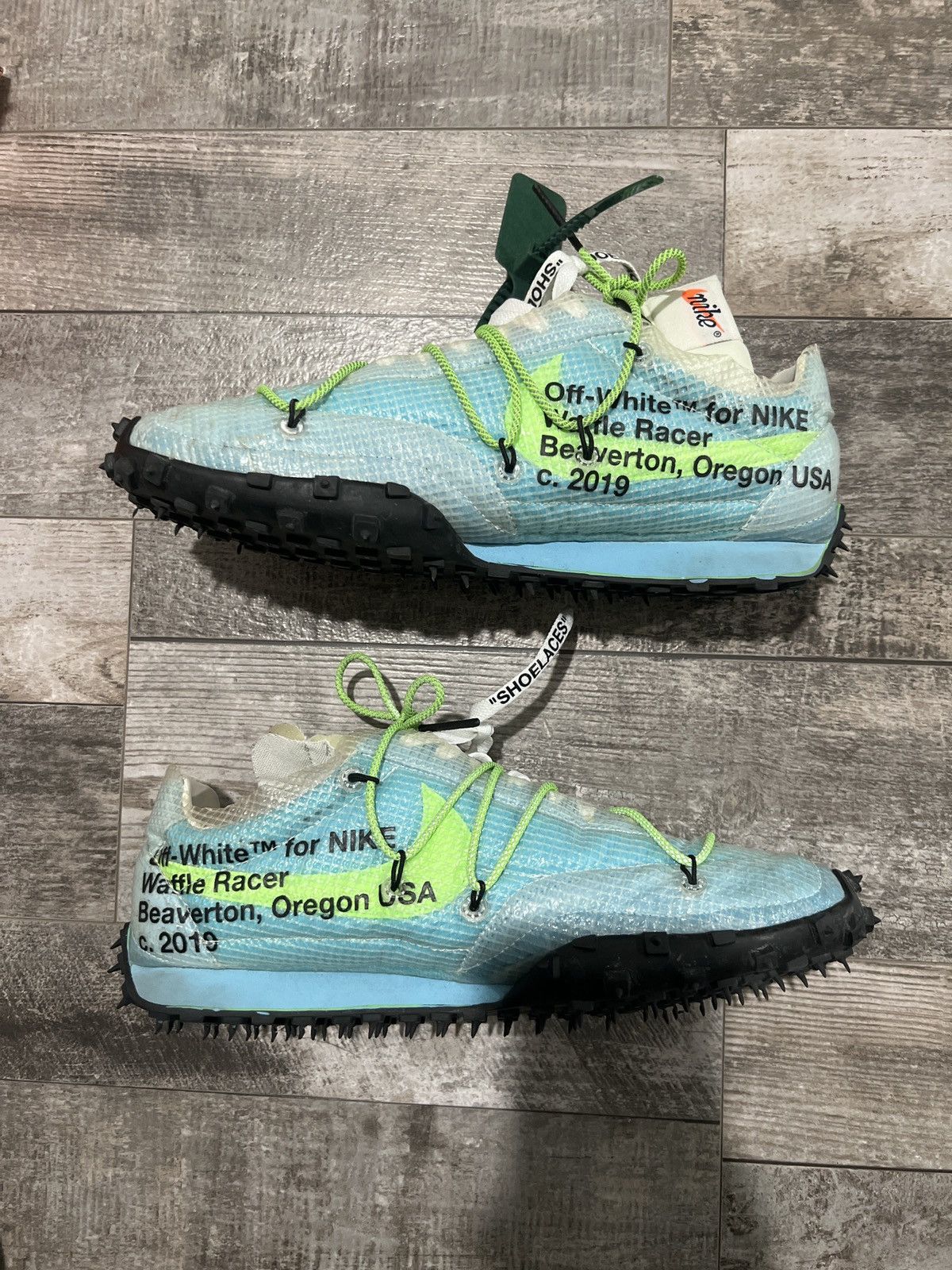 Nike × Off-White W WAFFLE RACER / OW Size US 10.5 / EU 43-44 - 1 Thumbnail
