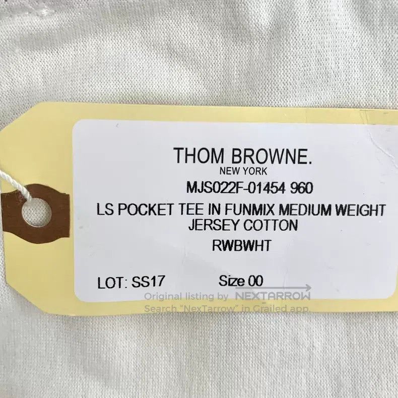 Thom Browne Thom Browne size 00 Red, White, and Blue Striped Cotton Lon Size US XS / EU 42 / 0 - 9 Thumbnail