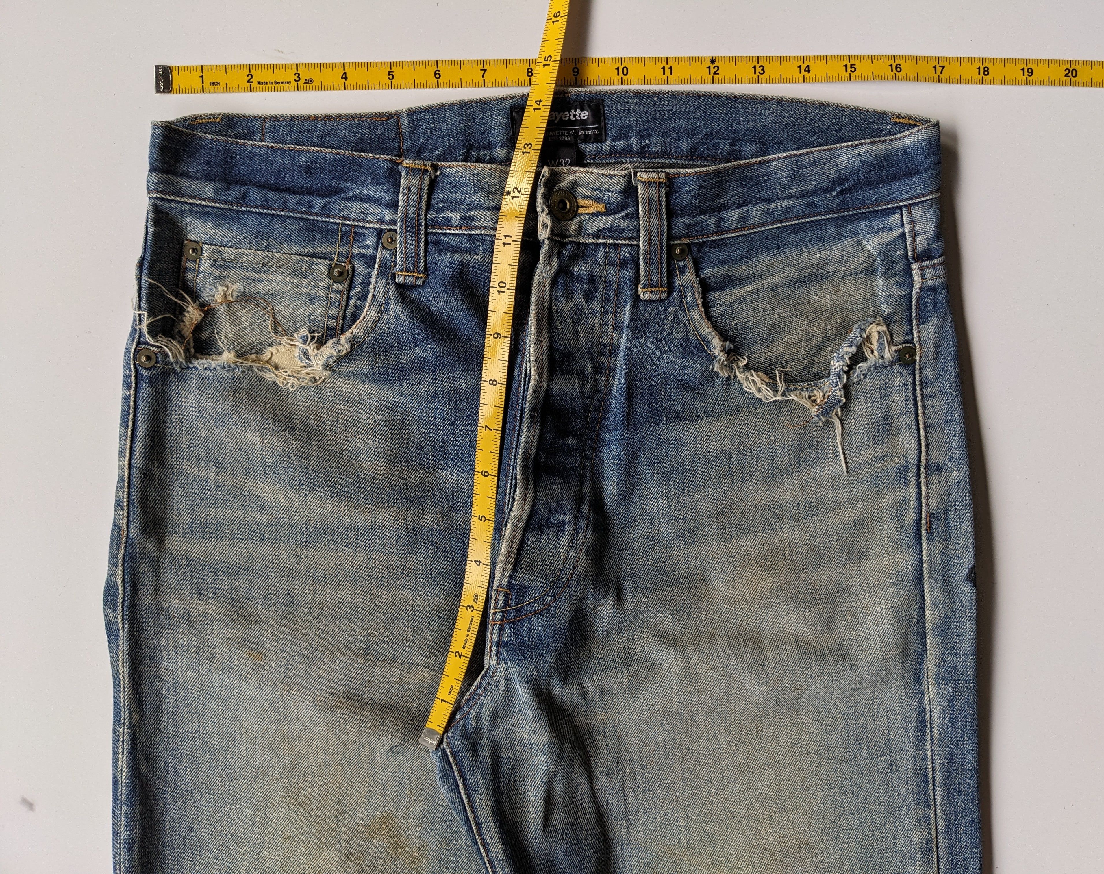 Lafayette 148 Lafayette faded distressed selvedge jeans Size US 34 / EU 50 - 7 Thumbnail
