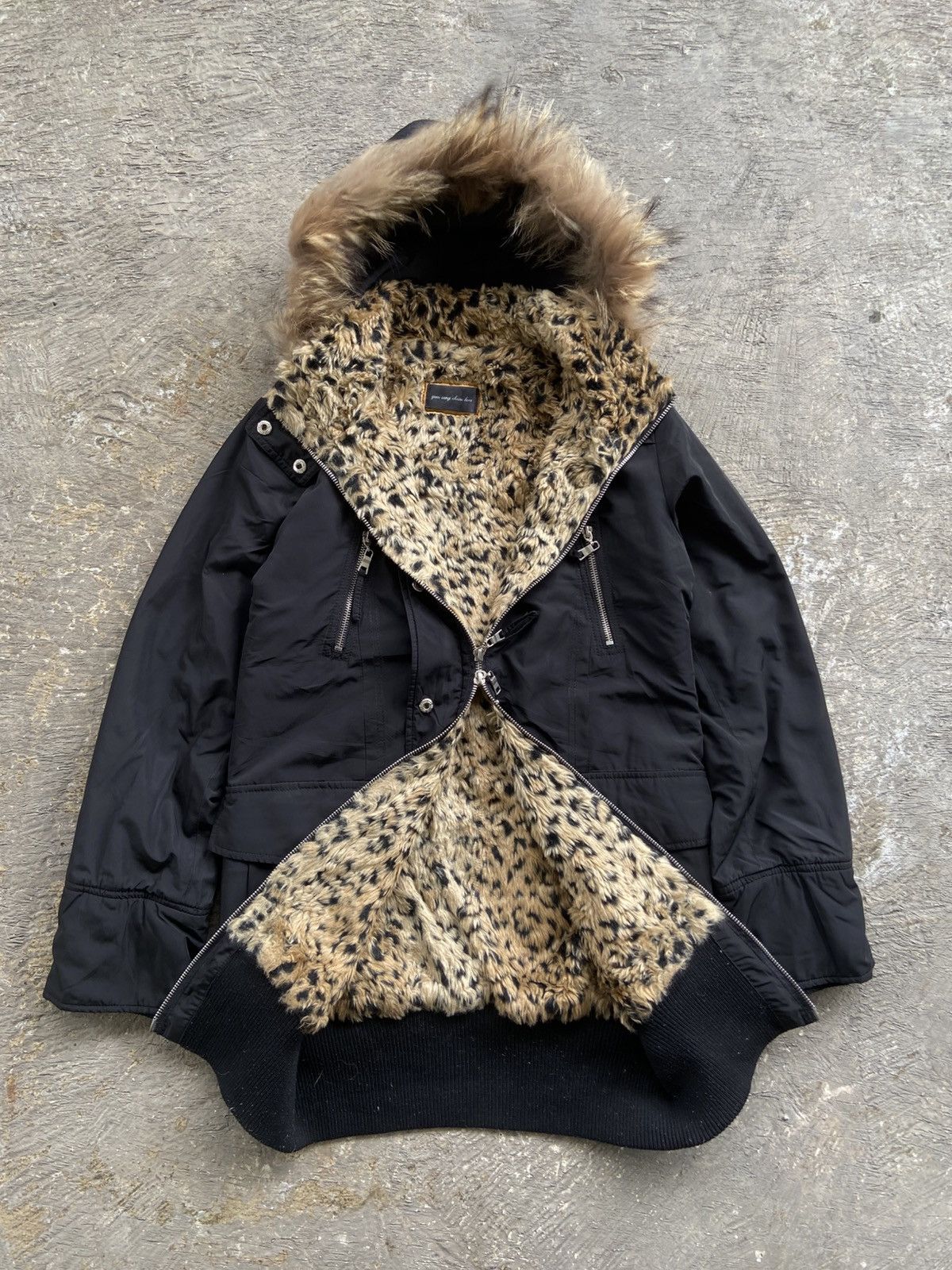 KMRii 2000s Gum Sang - Apocalypse Style Fur Hoodie Jacket Size M / US 6-8 / IT 42-44 - 6 Thumbnail