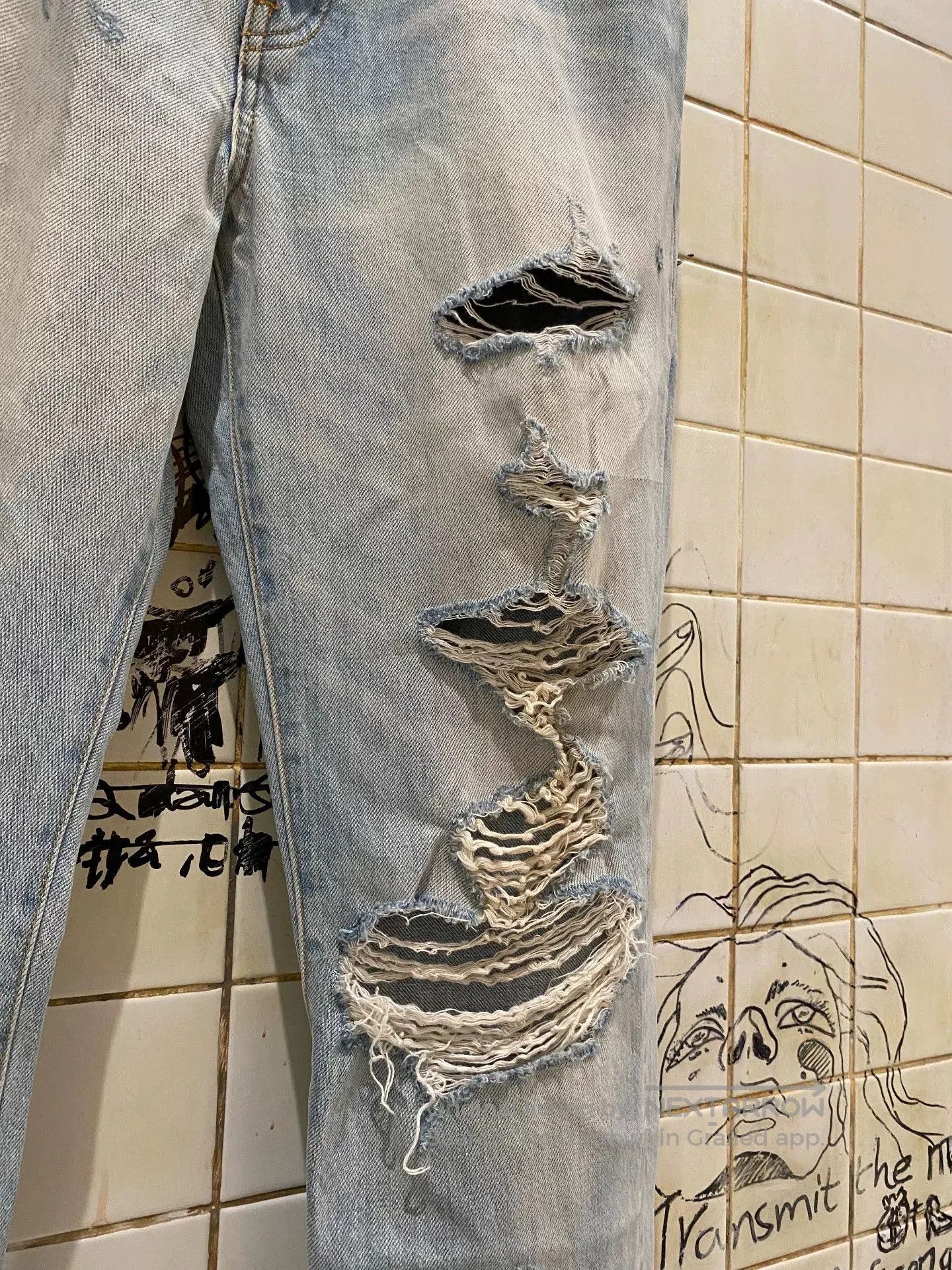 Amiri AMIRI Distressed Denim Jeans. Size US 31 - 5 Thumbnail