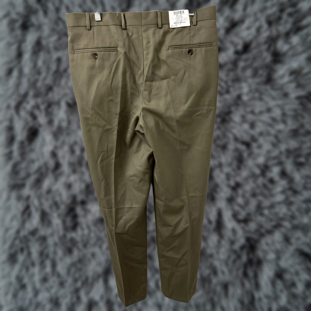 Eddie Bauer Eddie Bauer Dress Pants Mens 36x35 Tan 100% Wool Pleated Trousers NWT Mid Rise Relaxed Fit Button Zipper Workwear Business Pants Womens? Size US 36 / EU 52 - 1 Thumbnail