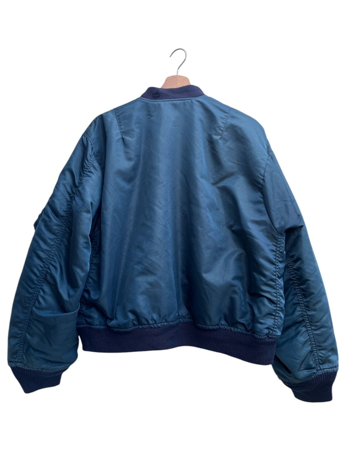 Vintage Vintage Wilker Industries Reversible MA-1 Flight Jacket Size US L / EU 52-54 / 3 - 2 Thumbnail