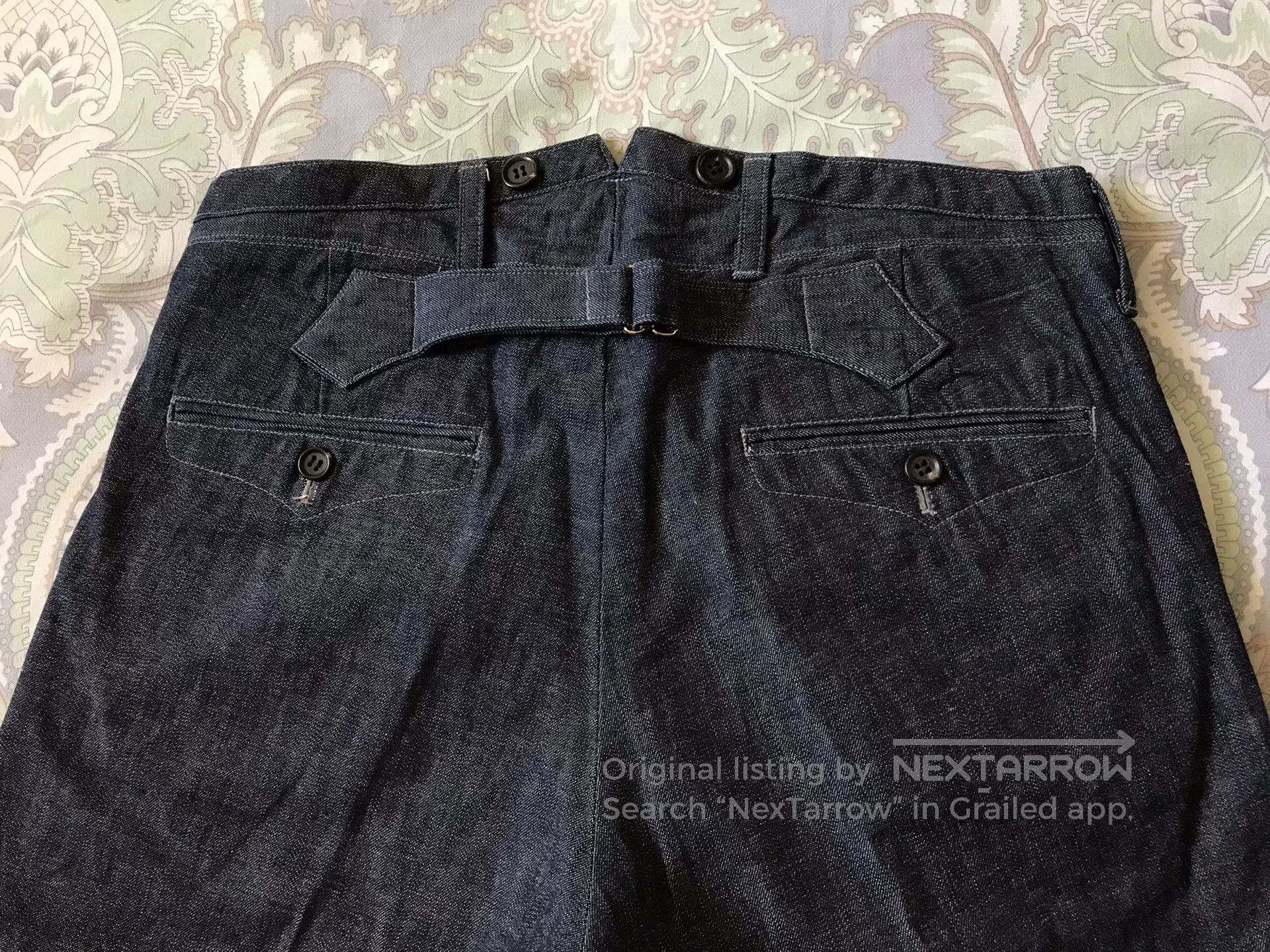 Visvim Adjustable Loose Straight Denim Cargo Pants. Size US 30 / EU 46 - 3 Thumbnail