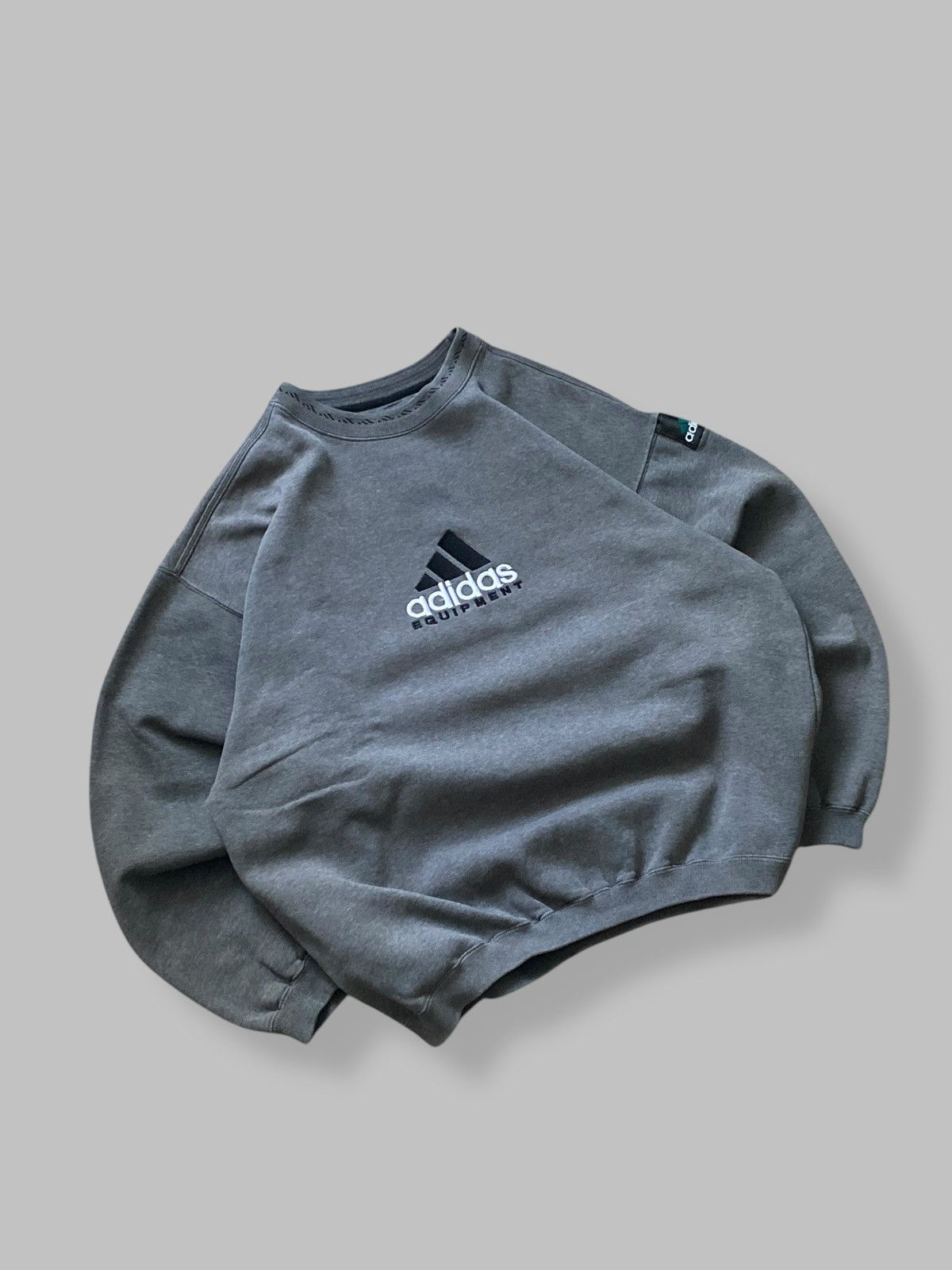 Adidas 🔥 90s VTG ADIDAS EQUIPMENT SWEATSHIRT Y2K OVERSIZED VIBES Size US M / EU 48-50 / 2 - 3 Thumbnail