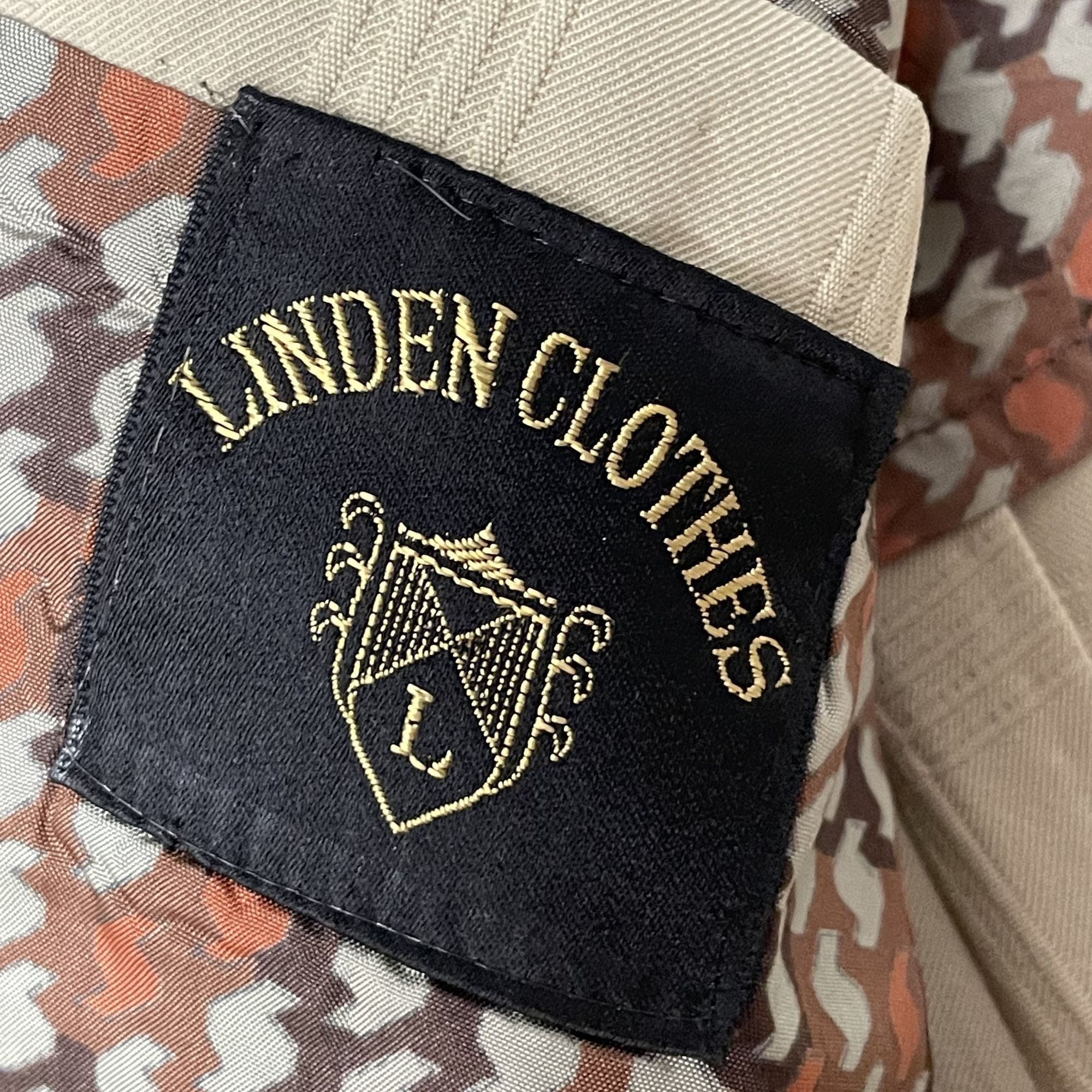 Other Vtg Linden Clothes Khaki Sport Coat TEXTURED Jacket Size 38L - 5 Thumbnail