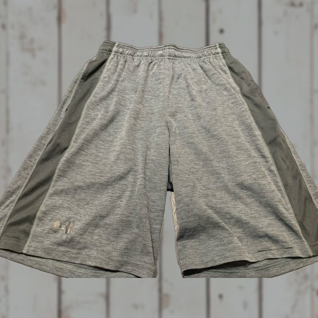 Under Armour Under Armour Athletic Basketball Shorts Gray Small Mens Size US 29 - 1 Thumbnail