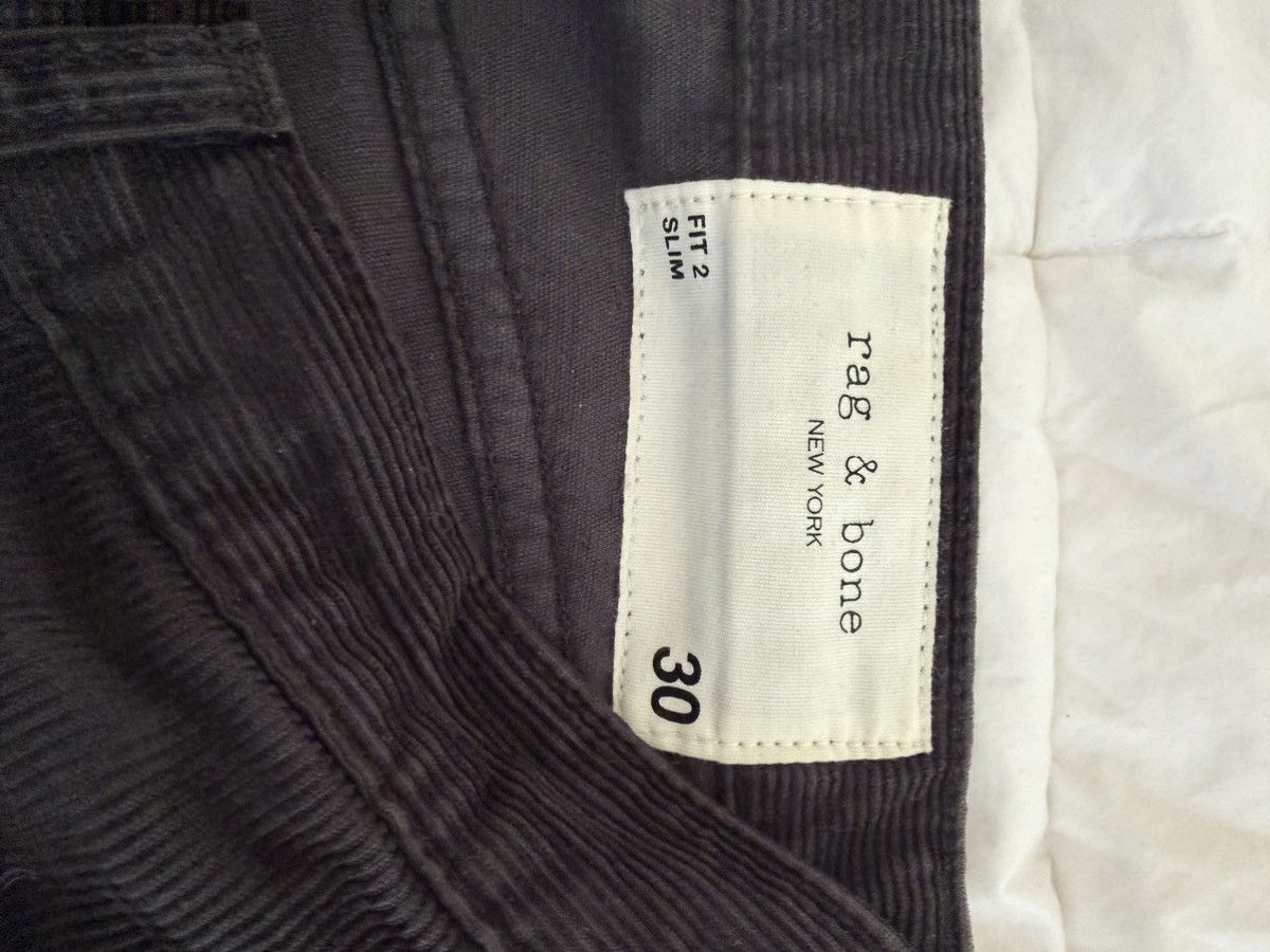Rag & Bone Rag and Bone Fit 2 Black Corduroy Size US 30 / EU 46 - 2 Thumbnail