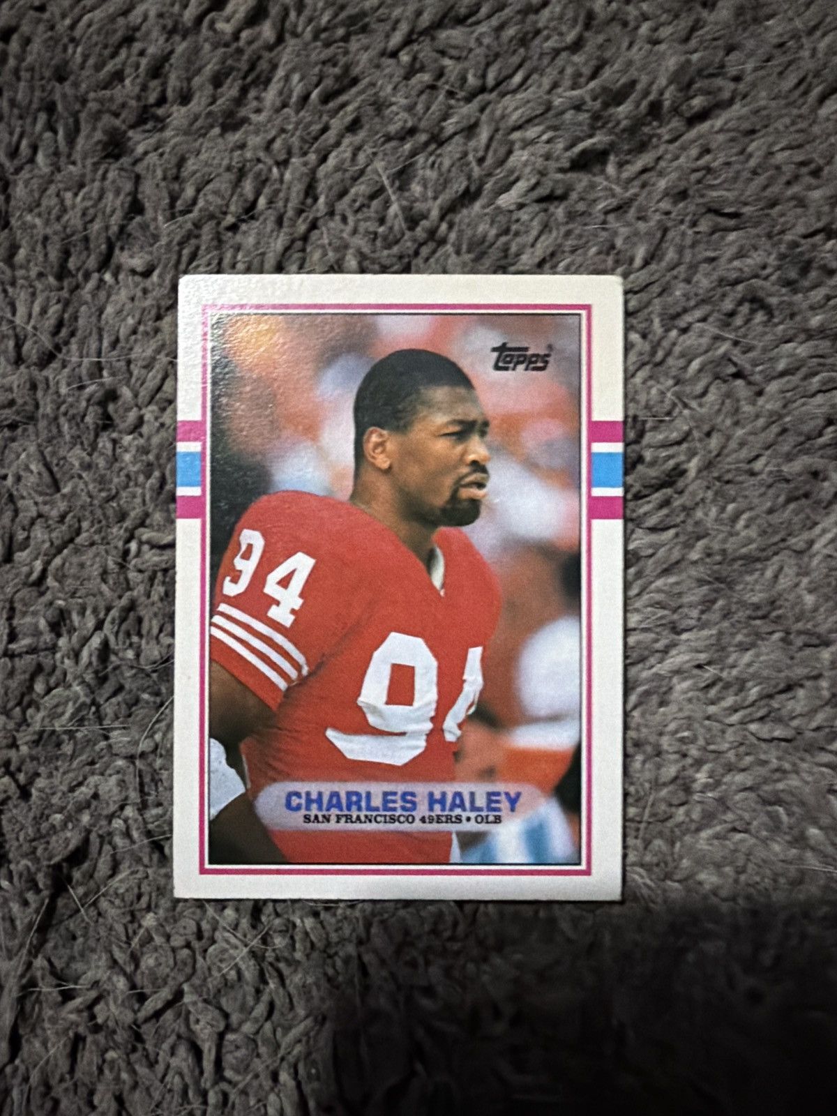NFL 1989 Topps #11 Charles Haley Card Size ONE SIZE - 1 Thumbnail