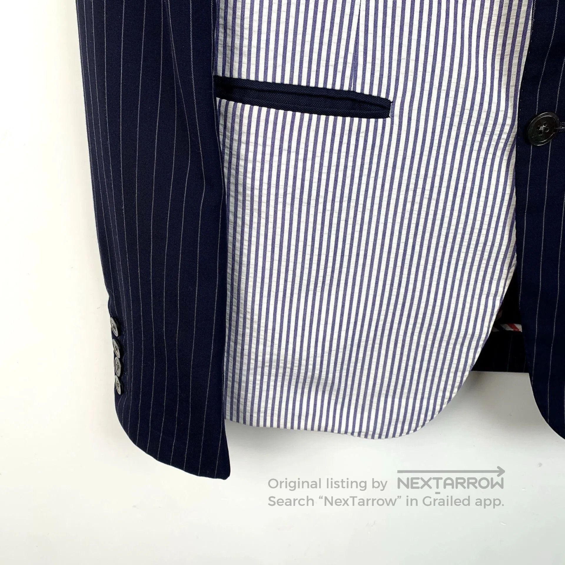 Thom Browne Thom Browne Colorblock Stripe Blazer. Size US M / EU 48-50 / 2 - 4 Thumbnail