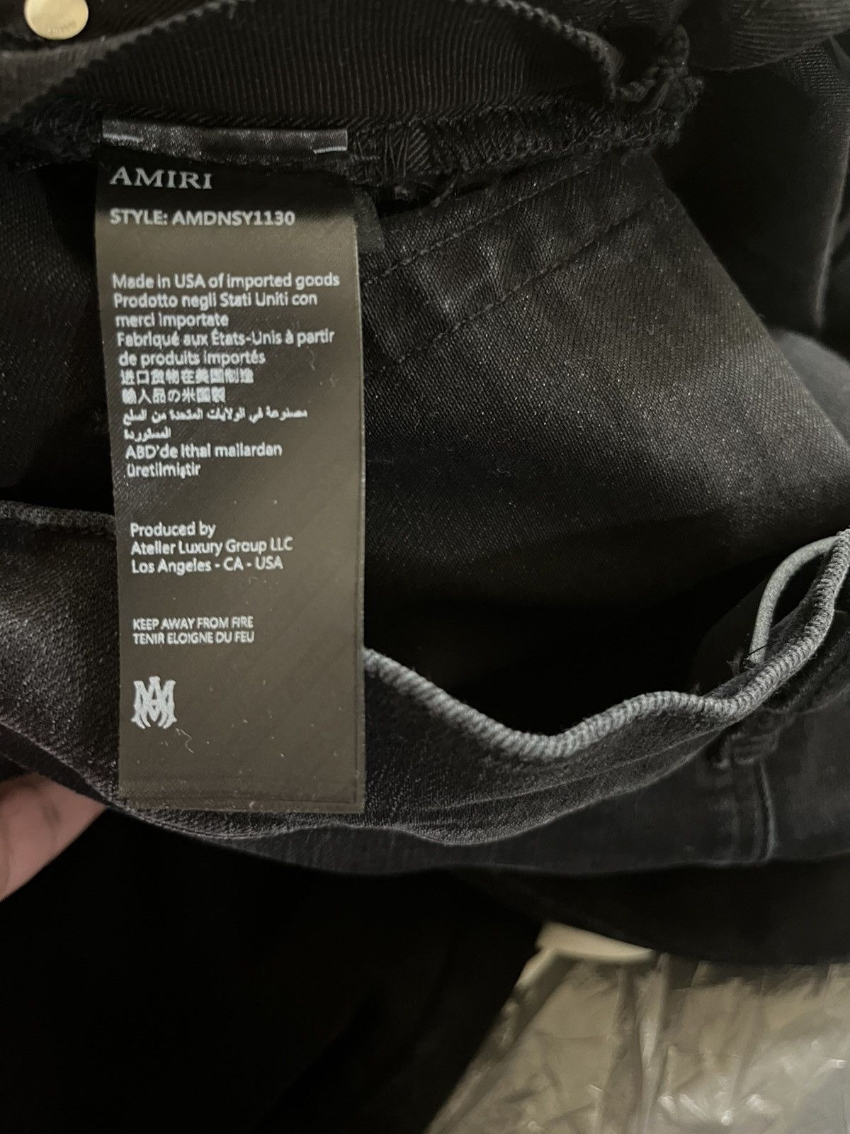 Amiri Amiri Vintage Patch Skinny Jeans Sz 38 Size US 38 / EU 54 - 14 Thumbnail