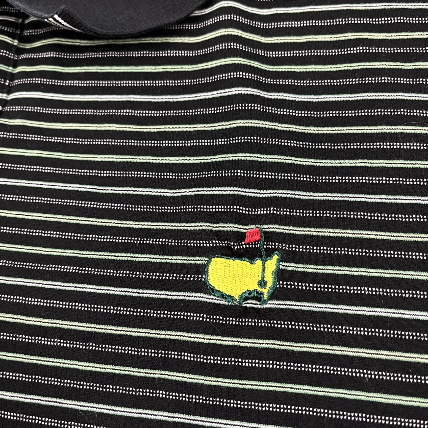 Vintage CLUBHOUSE COLLECTION Polo Shirt Mens XL Striped Black Golf Activewear Made in Italy Size US XL / EU 56 / 4 - 2 Thumbnail