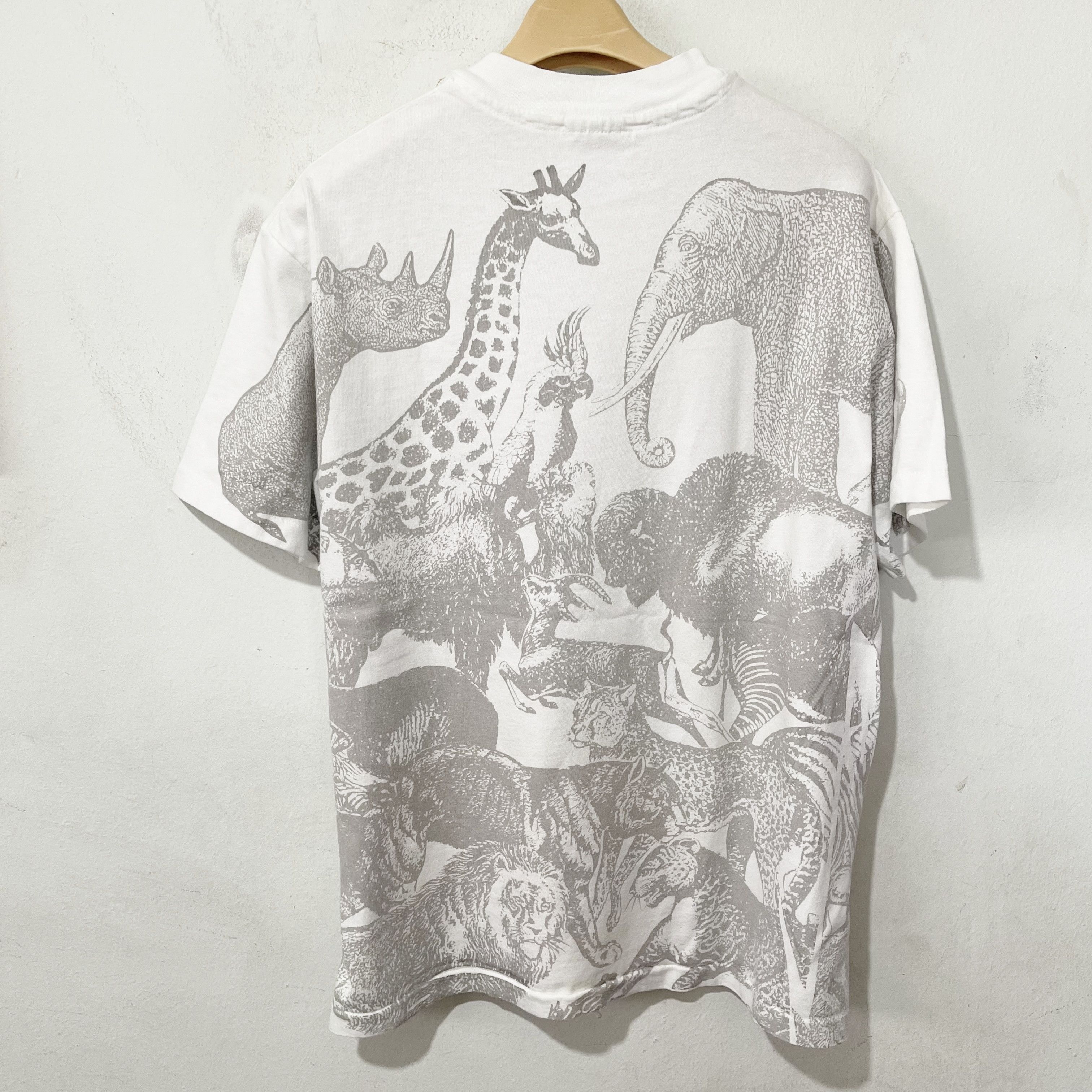 Vintage Vintage 90s Zoological Society of San Diego All Over T-shirt Size US M / EU 48-50 / 2 - 5 Thumbnail