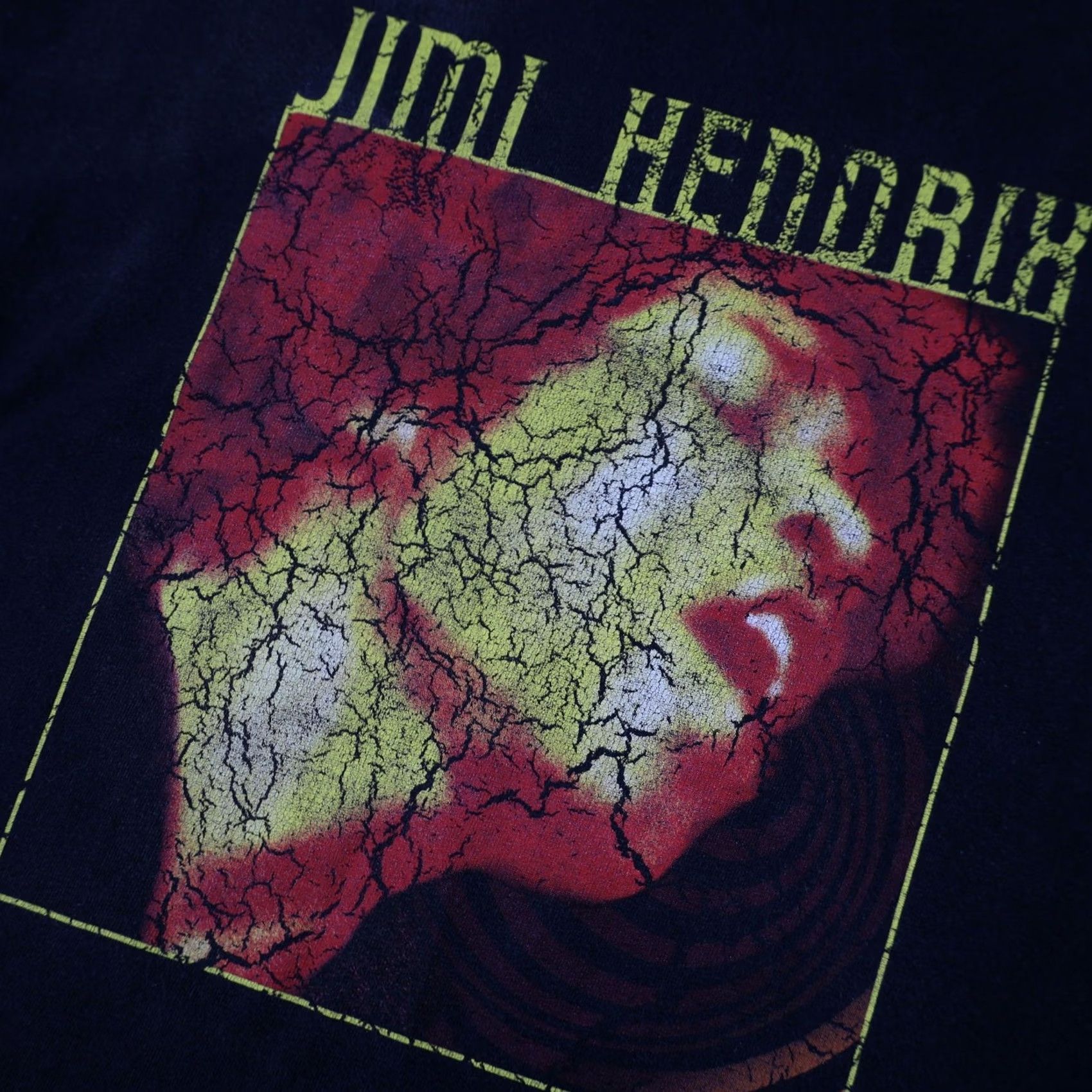 Vintage VINTAGE Jimmi Hendrix Shirt Mens Large Black Graphic T Shirt Size US L / EU 52-54 / 3 - 4 Thumbnail