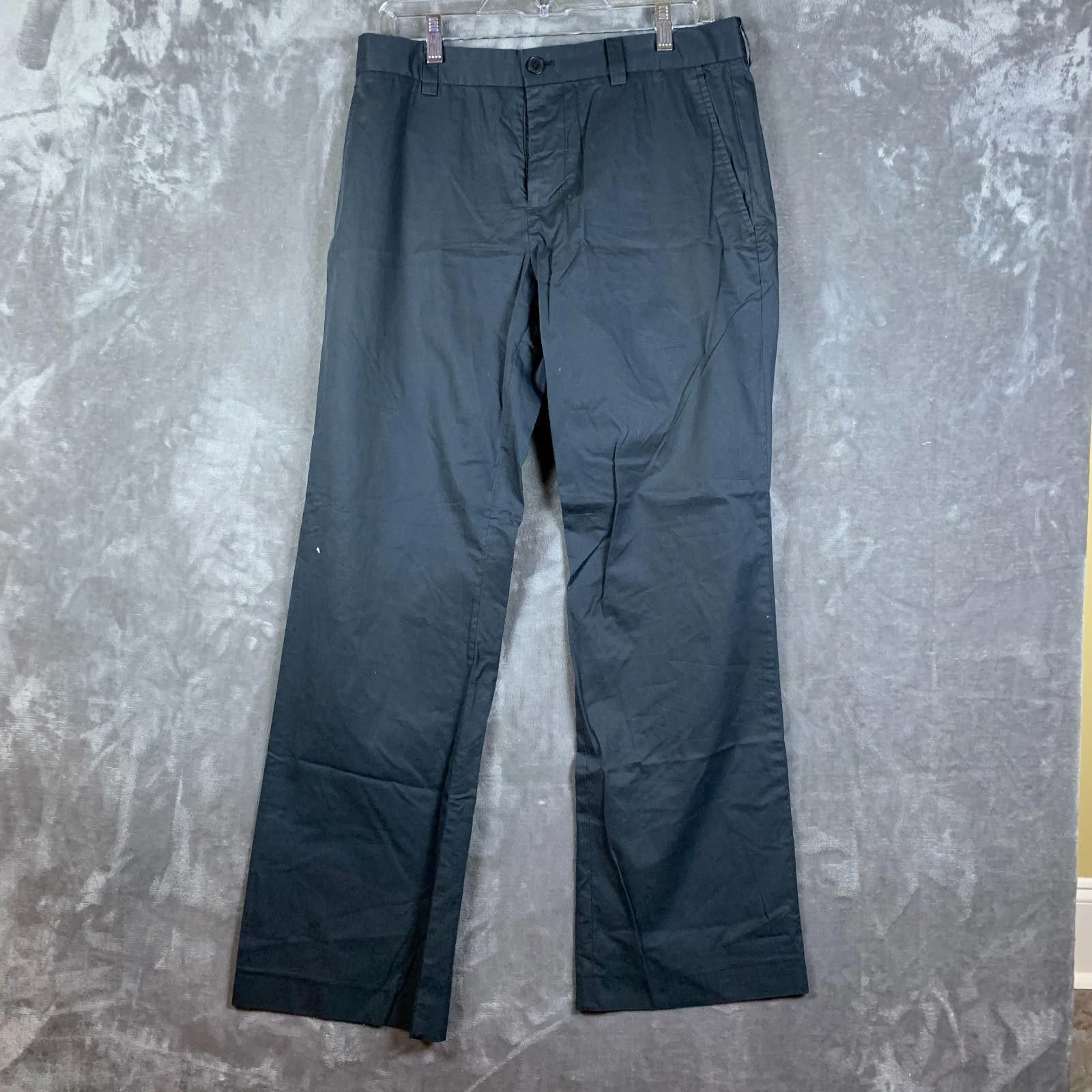 Kenneth Cole Kenneth Cole Tech Pants Mens 32 X 32 Navy Blue Chino (342) Size US 32 / EU 48 - 1 Thumbnail