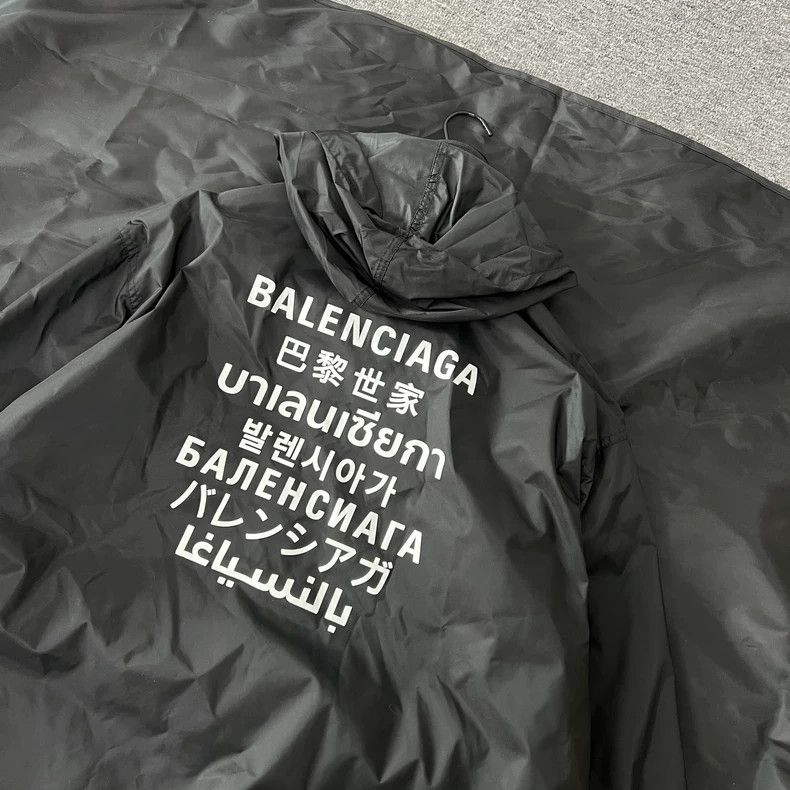 Balenciaga Balenciaga Seven Languages Hidden Hat Charge Jacket 2501-Ne Size XXS / US 00 / IT 34 - 4 Thumbnail