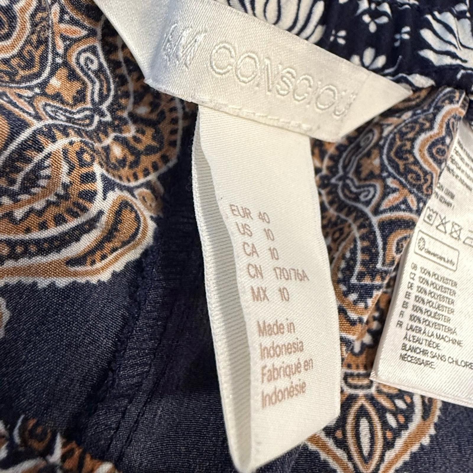 Other Conscious Ornate patchwork shorts unique front pockets SZ 10 Size 32" / US 10 / IT 46 - 8 Thumbnail