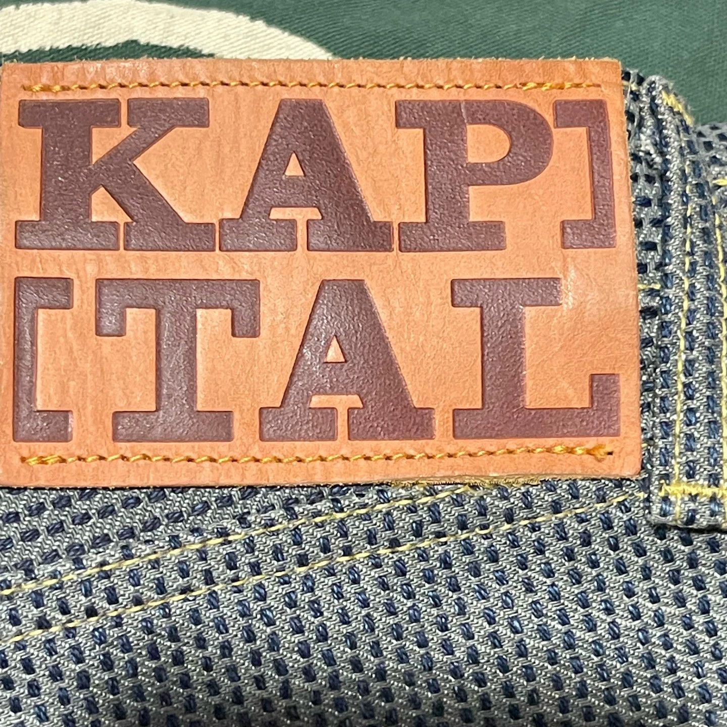 Kapital kapital Ink-dyed button straight jeans Size US 34 / EU 50 - 1 Thumbnail