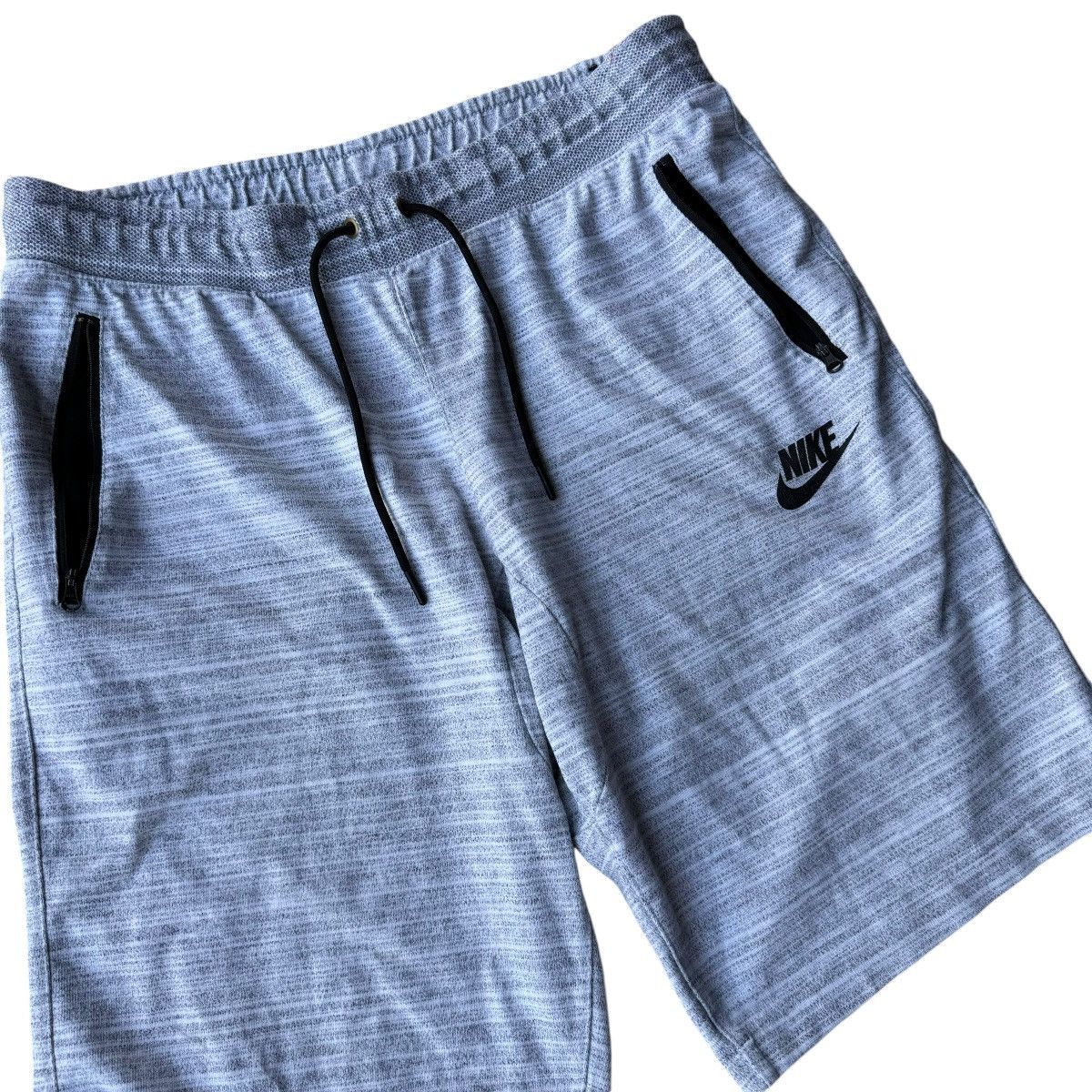 Japanese Brand × Nike Nike Tech Fleece Loose Gray Gym Shorts Knitted Advanced Size US 34 / EU 50 - 3 Thumbnail