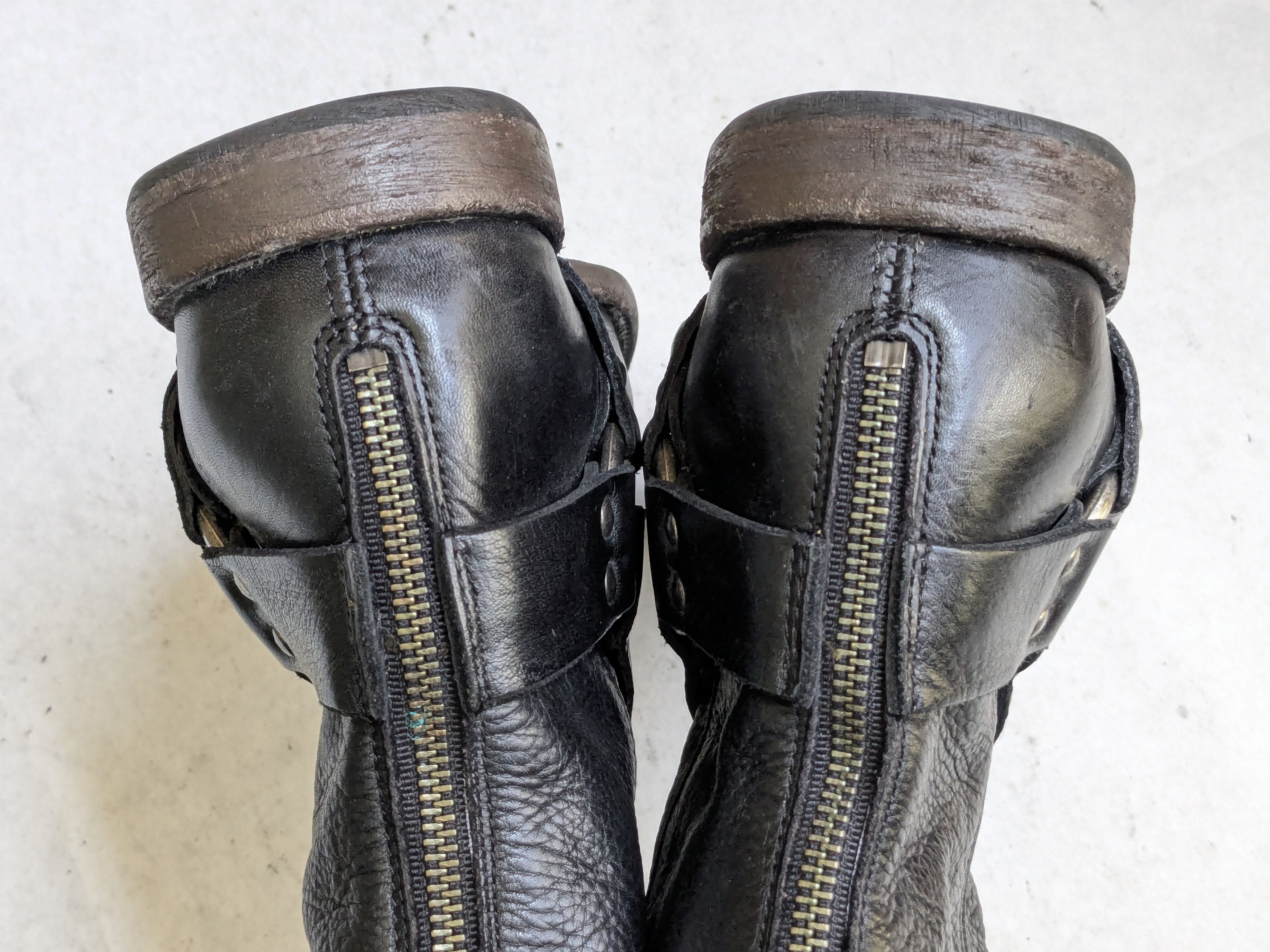 Frye Frye Harness Boots Black 9.5 D Leather Buckle Size US 9.5 / EU 42-43 - 16 Thumbnail