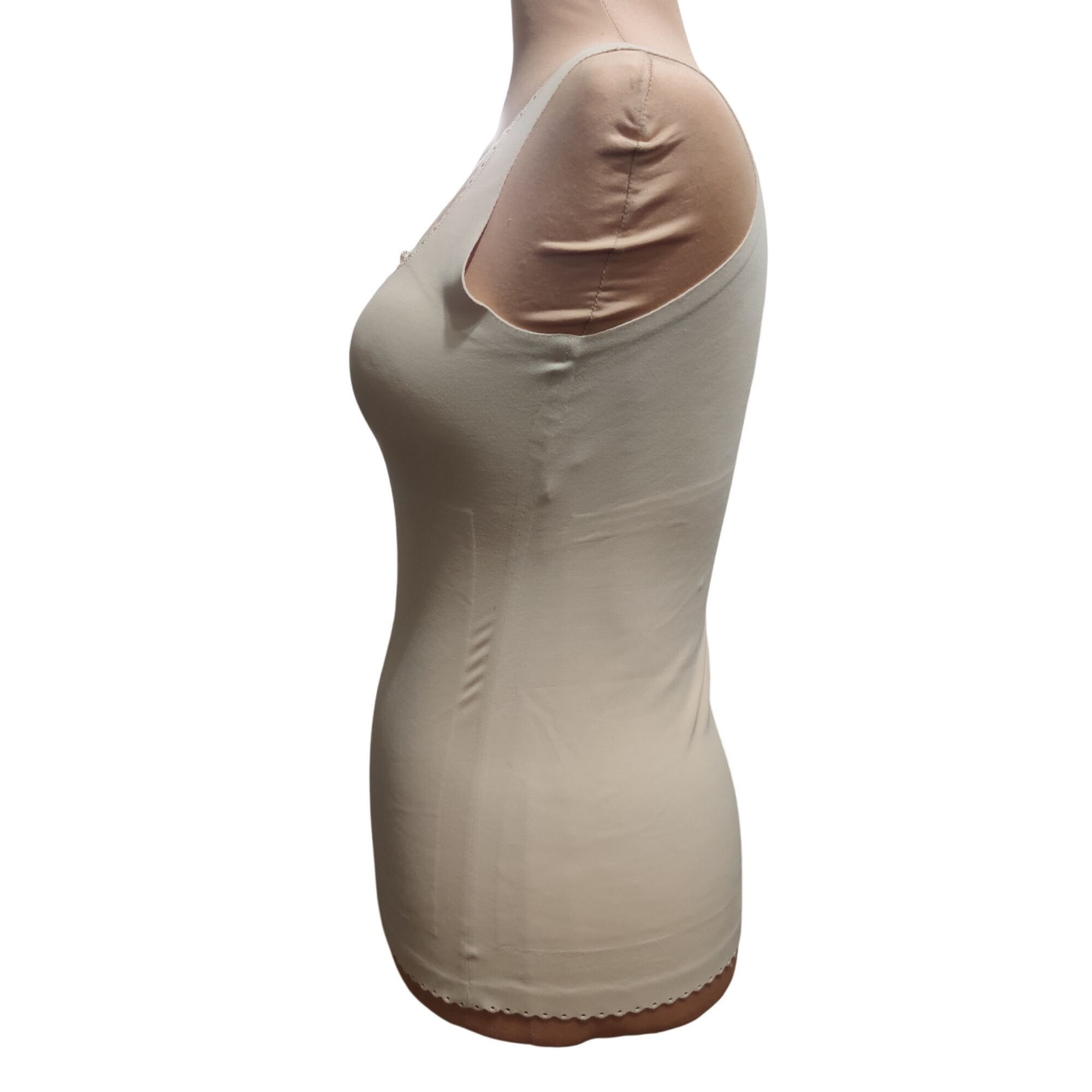 Other Sonic Slimmers L Womens Shaping Tank Top Beige Lace Trim Com Size ONE SIZE - 5 Thumbnail