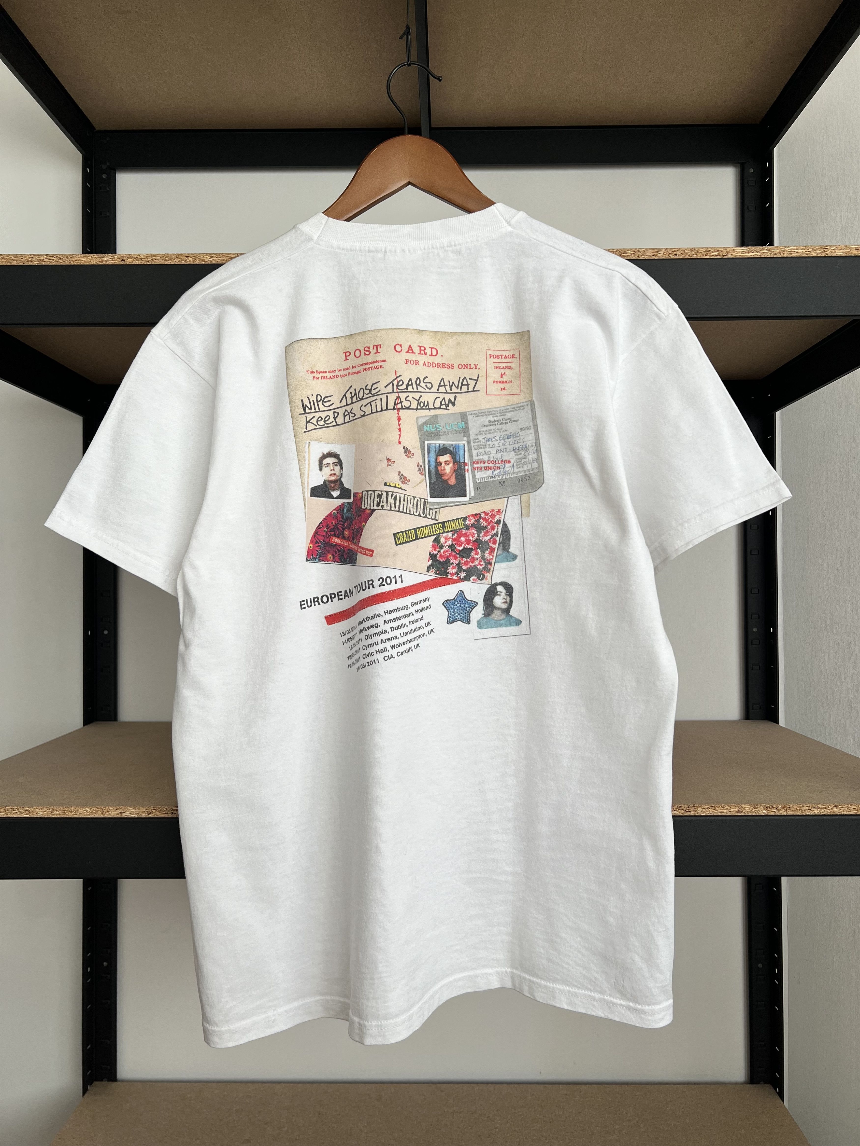 Band Tees Vintage 2011 Manic Street Preachers Postcards White T-shirt Size US L / EU 52-54 / 3 - 2 Thumbnail