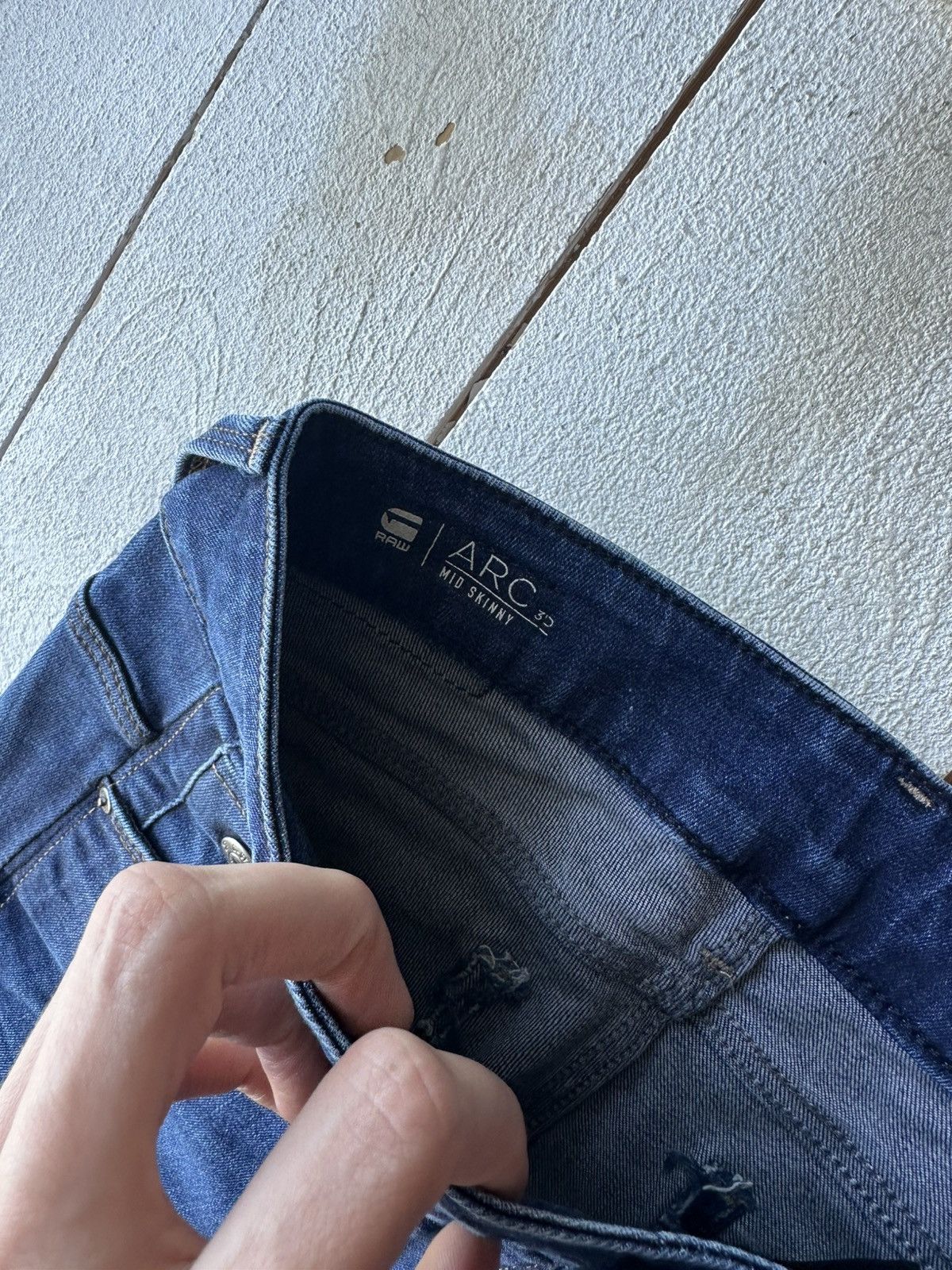 G-Star VNTG🚨G STAR RAW Jeans AVANT GARDE Washed Denim y2k Size 34" / US 12 / IT 48 - 4 Thumbnail