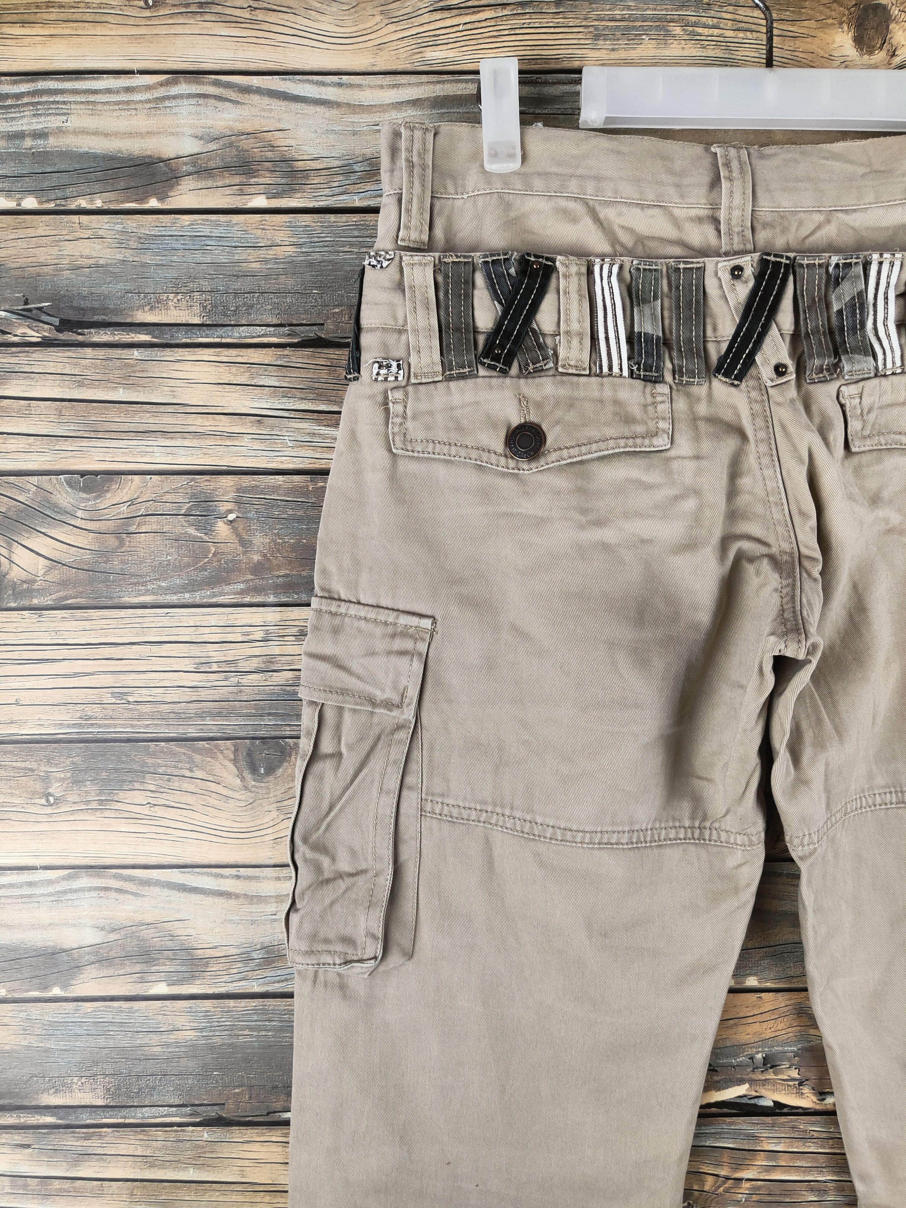 Japanese Brand DL Inner Groove Beige Multipocket Cargo Pants #46-183 Size US 32 / EU 48 - 8 Thumbnail