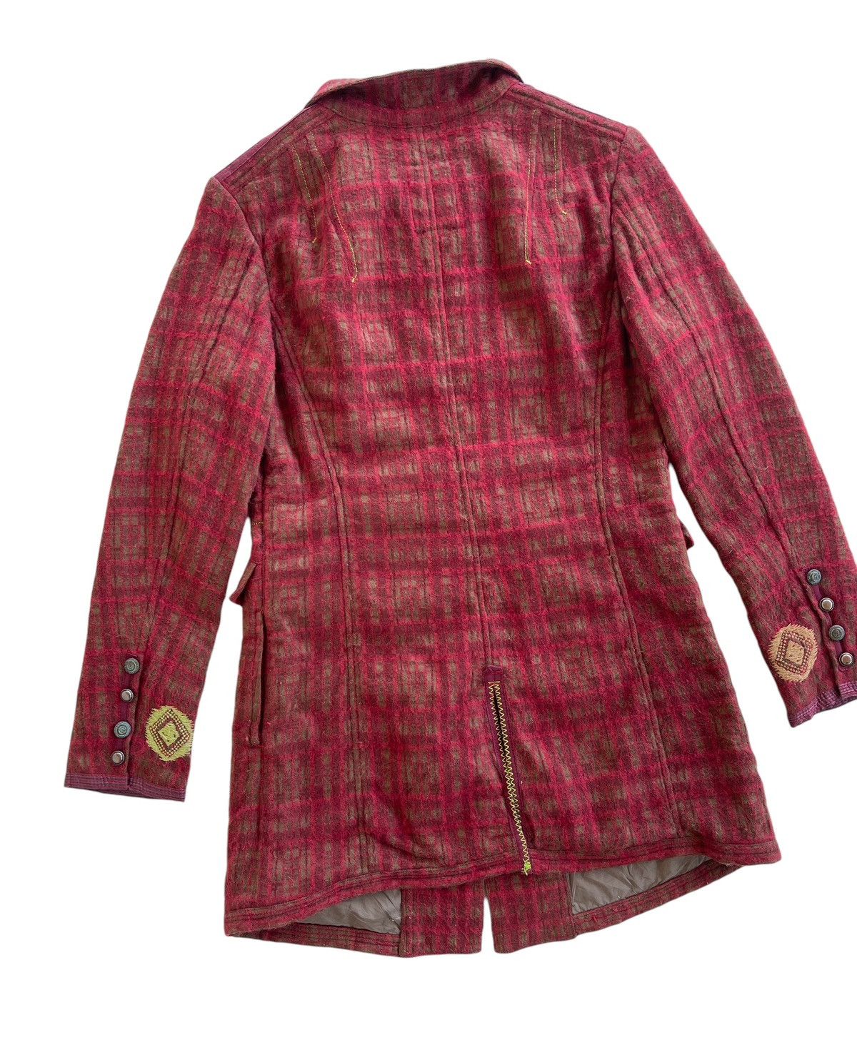 Marithe + Francois Girbaud Marithe Francois Girbaud Tweed Coat Jacket Size M / US 6-8 / IT 42-44 - 6 Thumbnail