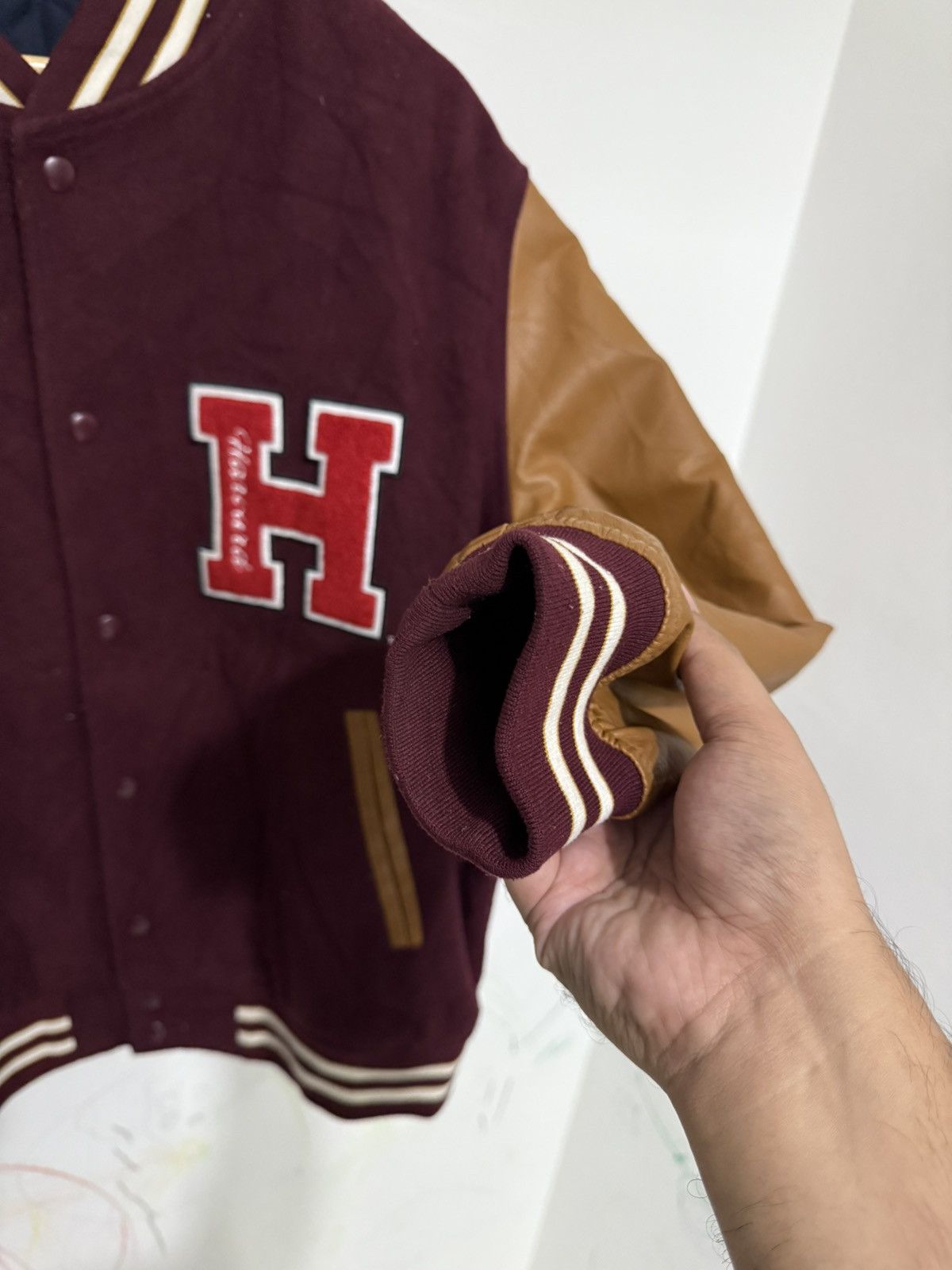 GU Vintage Harvard x GU Bomber Varsity Jacket Size US L / EU 52-54 / 3 - 4 Thumbnail