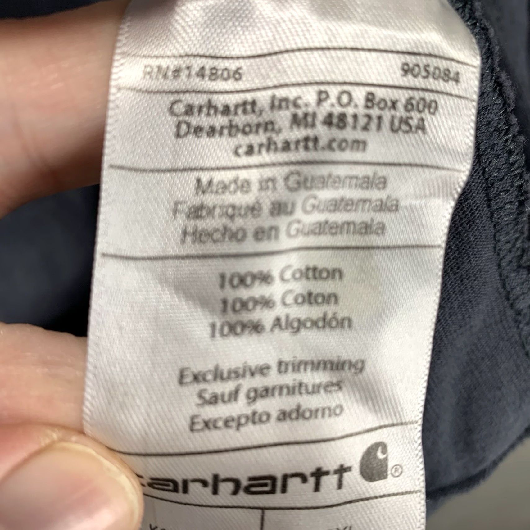 Carhartt Carhartt Mens Blue Stone 3XL Short Sleeve T-Shirt Loose Fit All Cotton EUC Size US XXL / EU 58 / 5 - 6 Thumbnail