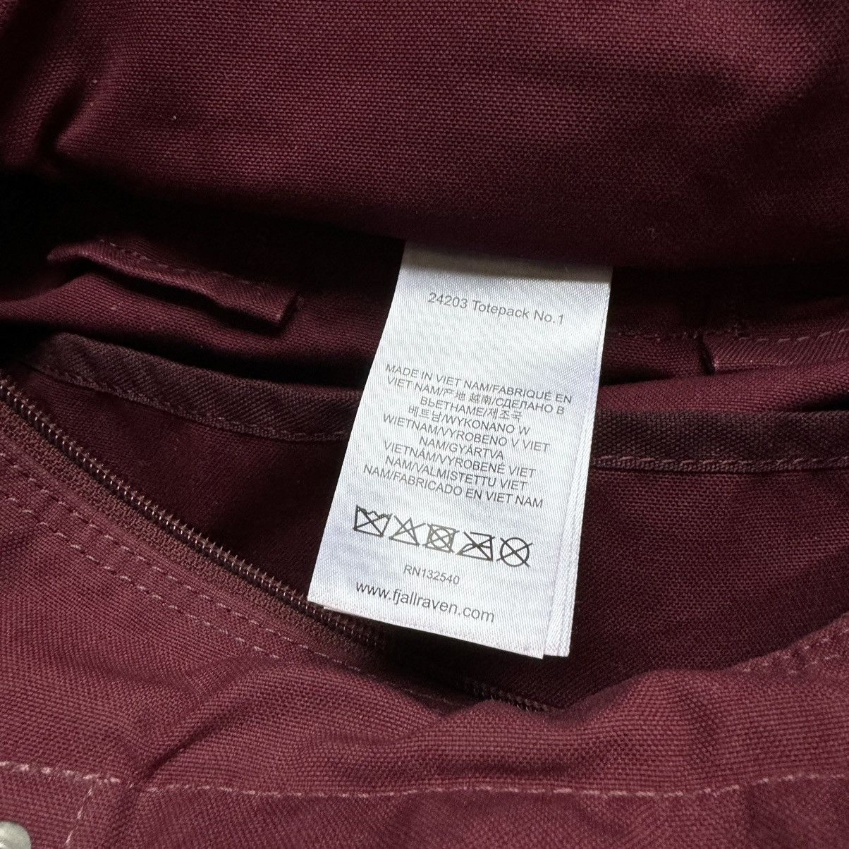 Fjallraven Fjallraven G-1000 Maroon Red Bag Totepack Shoulder Backpack Size ONE SIZE - 6 Thumbnail