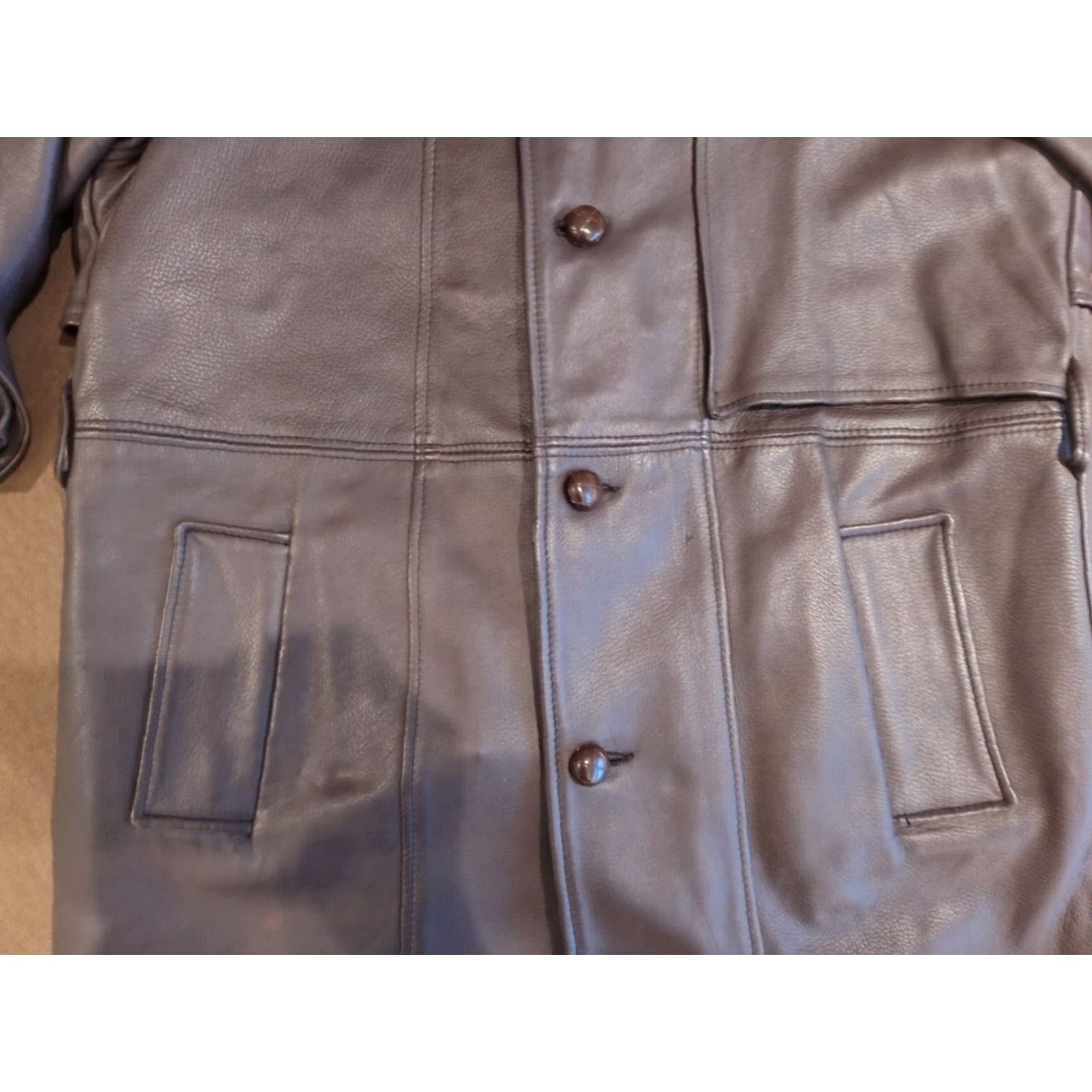 Vintage VINTAGE Midwestern Sport Togs Deerskin Leather Jacket Men 44 Western Blazer Coat Brown Size US S / EU 44-46 / 1 - 7 Thumbnail