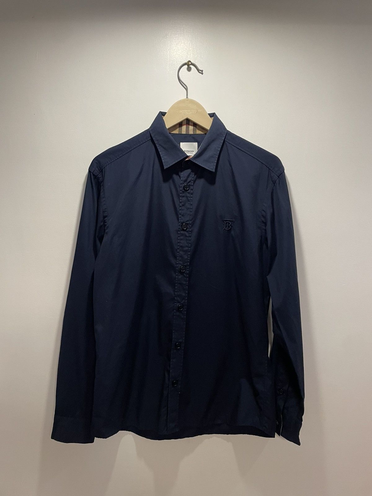 Burberry BURBERRY Stretch poplin cotton shirt Size US M / EU 48-50 / 2 - 5 Thumbnail