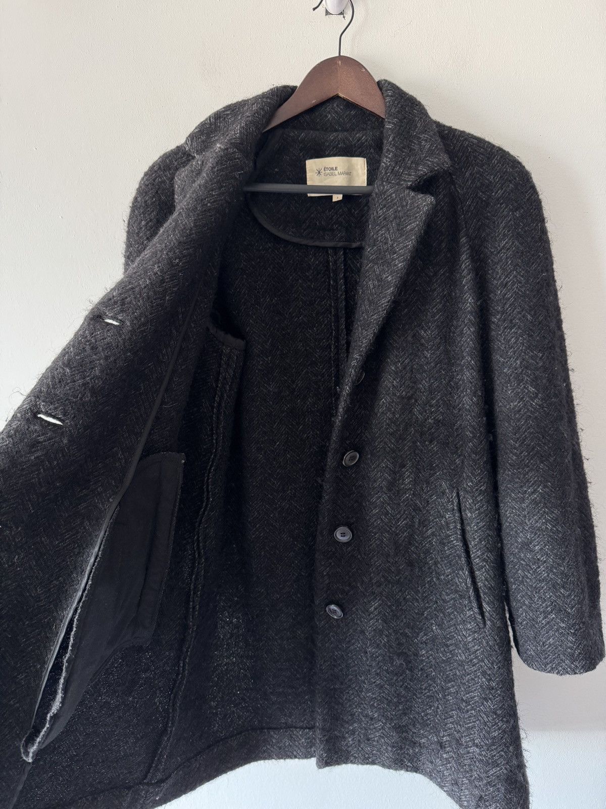 Isabel Marant 🔥🔥 Isabel Marant Grey Wool Coat Size L / US 10 / IT 46 - 5 Thumbnail