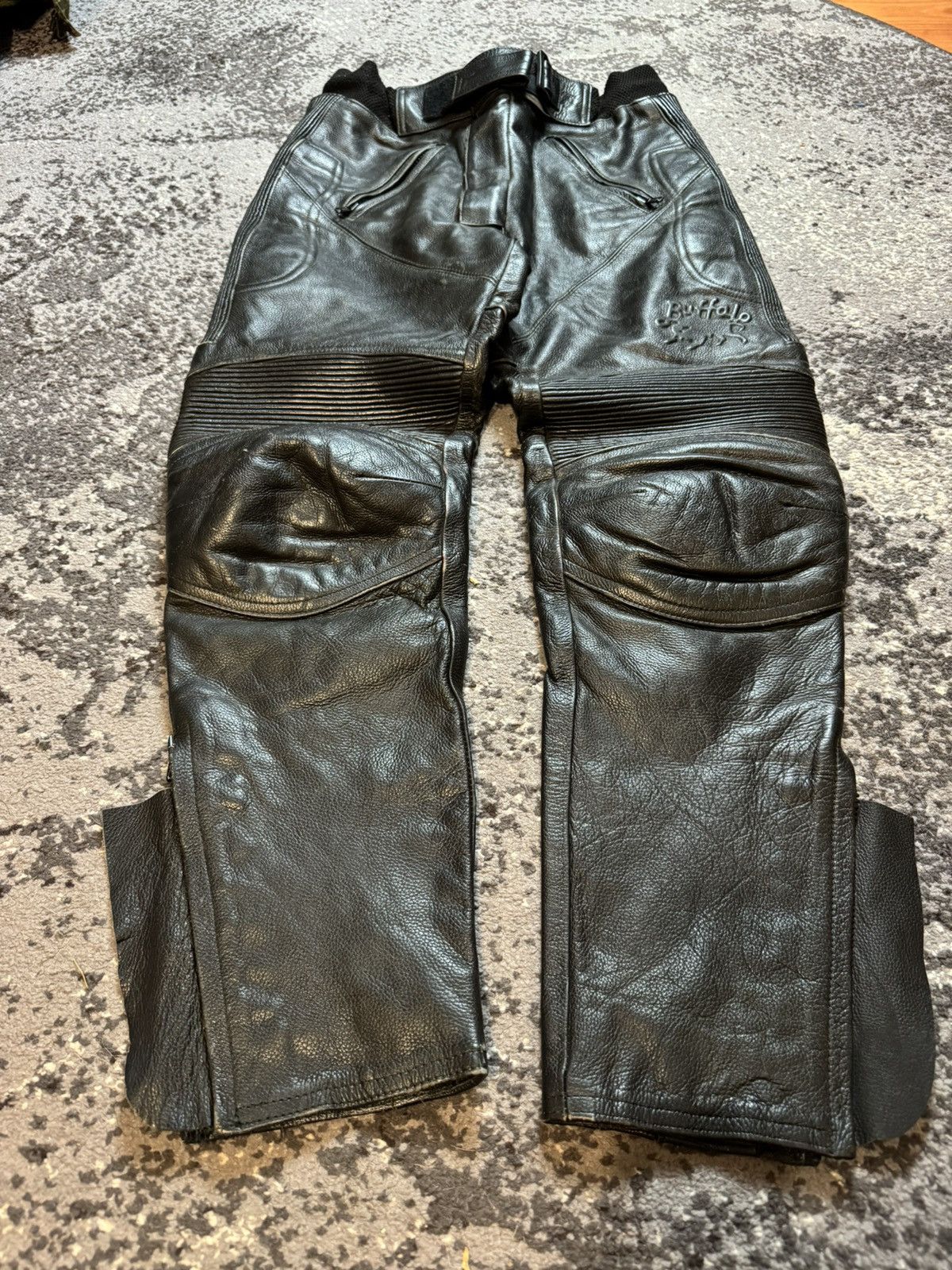 If Six Was Nine × Vintage Vintage Y2K Leather Opium Motorcycle Owens Style Pants Size US 32 / EU 48 - 2 Thumbnail