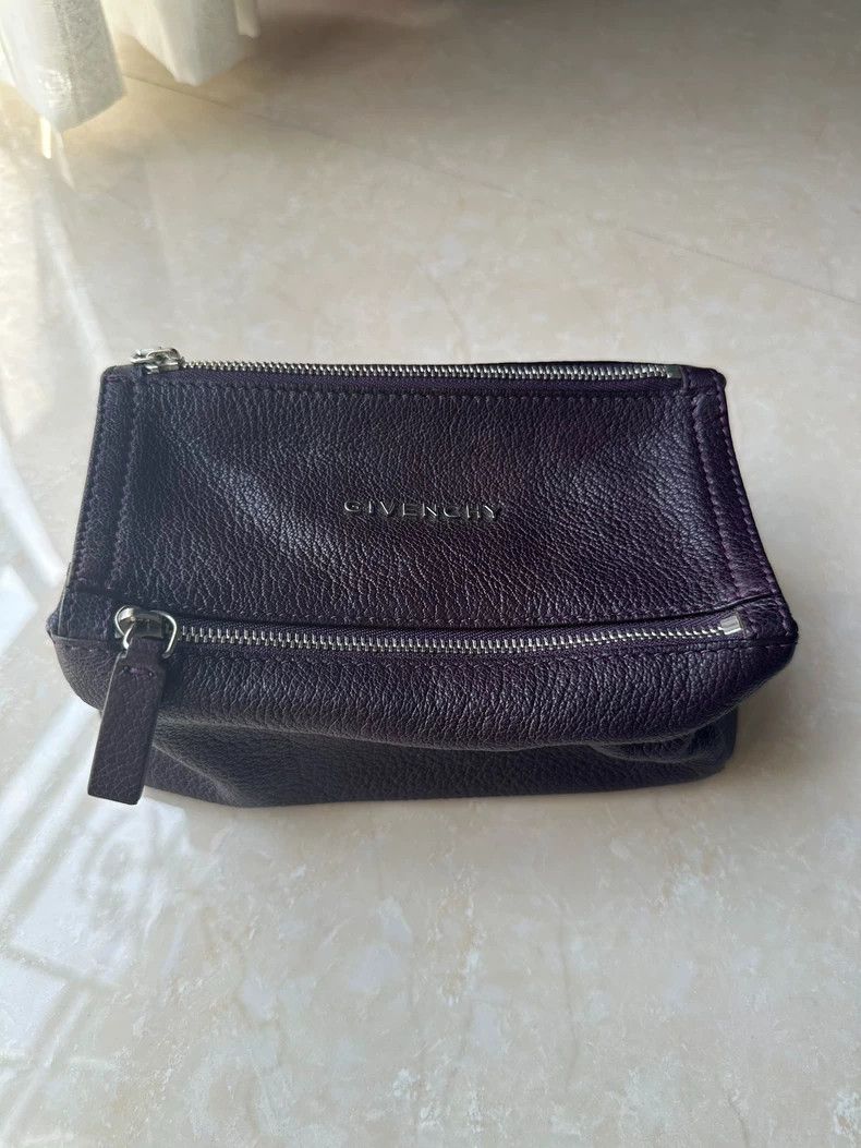Givenchy Givenchy Small square box clutch, dark grape purple Size ONE SIZE - 2 Thumbnail