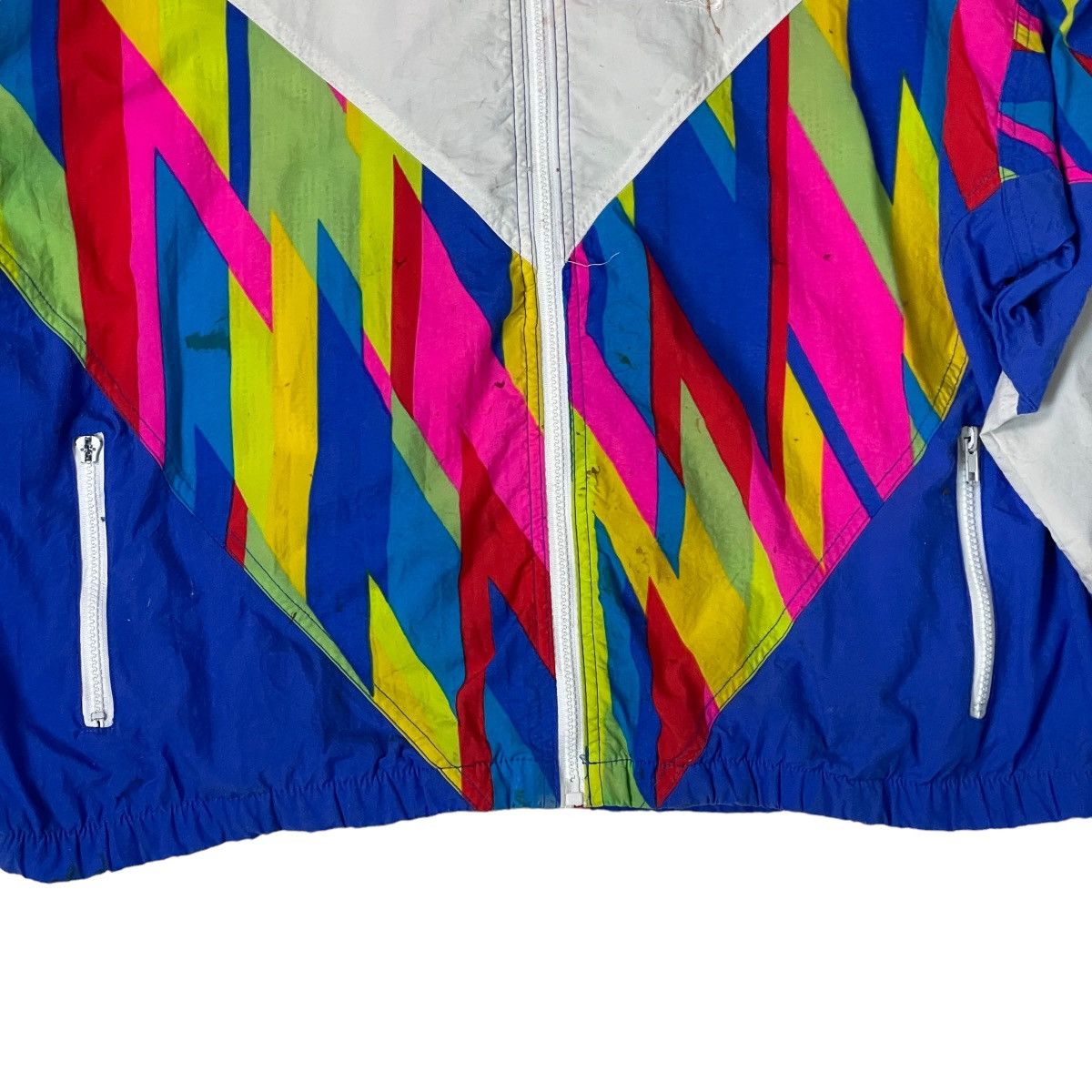 Japanese Brand Japanese Multicolour Patchwork Windbreaker Size US L / EU 52-54 / 3 - 6 Thumbnail