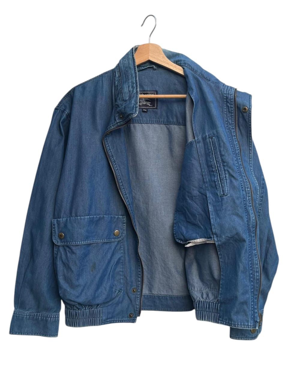 Burberry 90’s Burberrys Light Jeans Blouson Swing Top Size US M / EU 48-50 / 2 - 4 Thumbnail