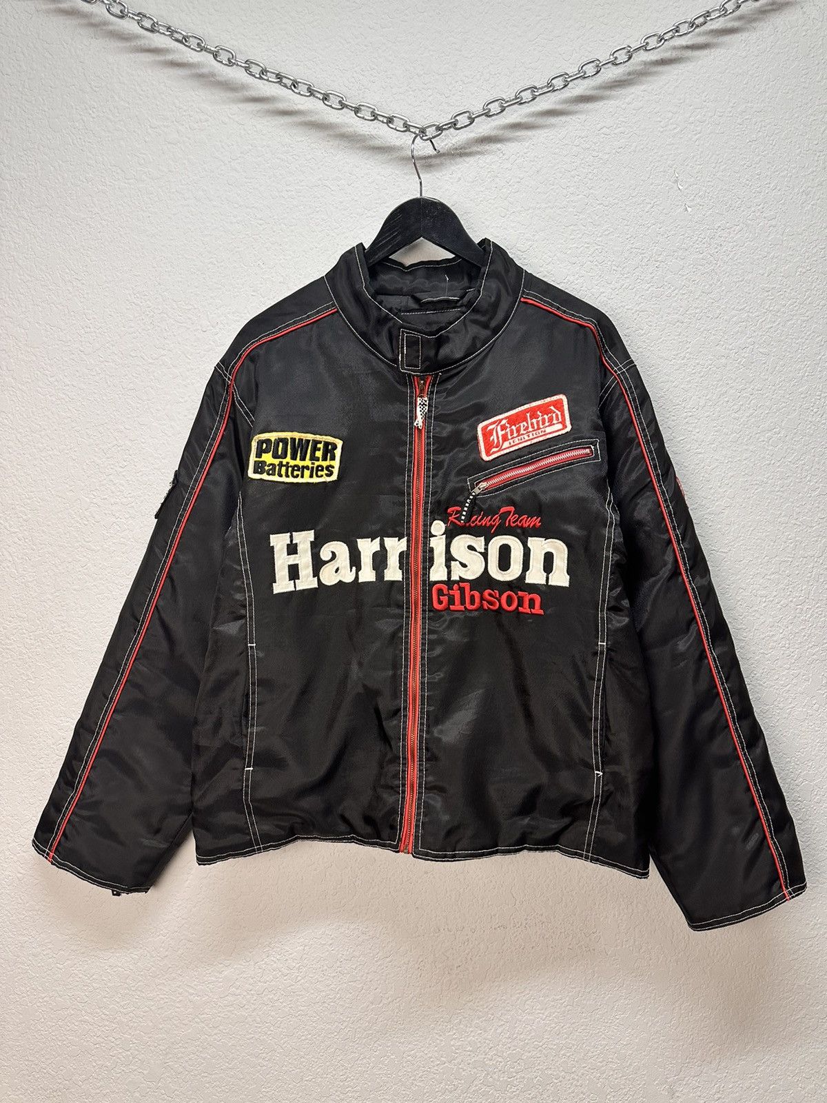 NASCAR Vintage Racing Jacket Harrison F1 Nascar Marlboro Y2k Rare Size US XXL / EU 58 / 5 - 2 Thumbnail