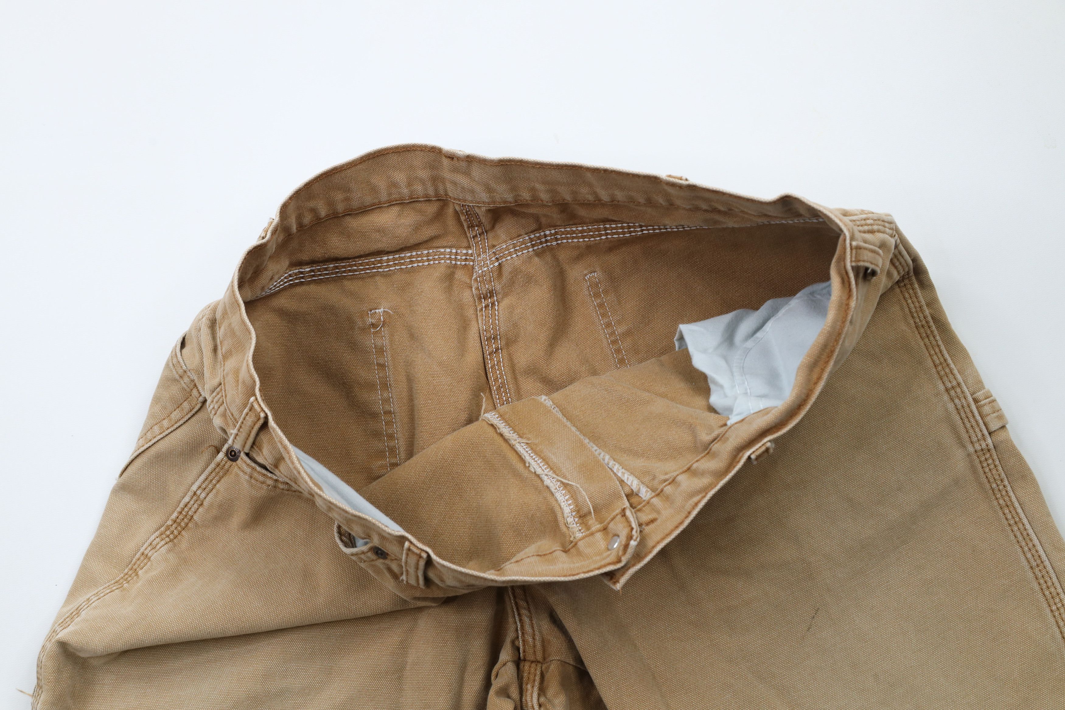 Dickies × Vintage Vintage Dickies Out Canvas Work Shorts Duck Brown Cotton Size US 36 / EU 52 - 8 Thumbnail