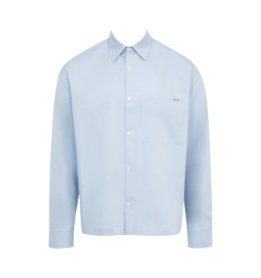Nahmias o1h1sh11224 Boxy Button Up in Sky Blue Size US L / EU 52-54 / 3 - 4 Thumbnail