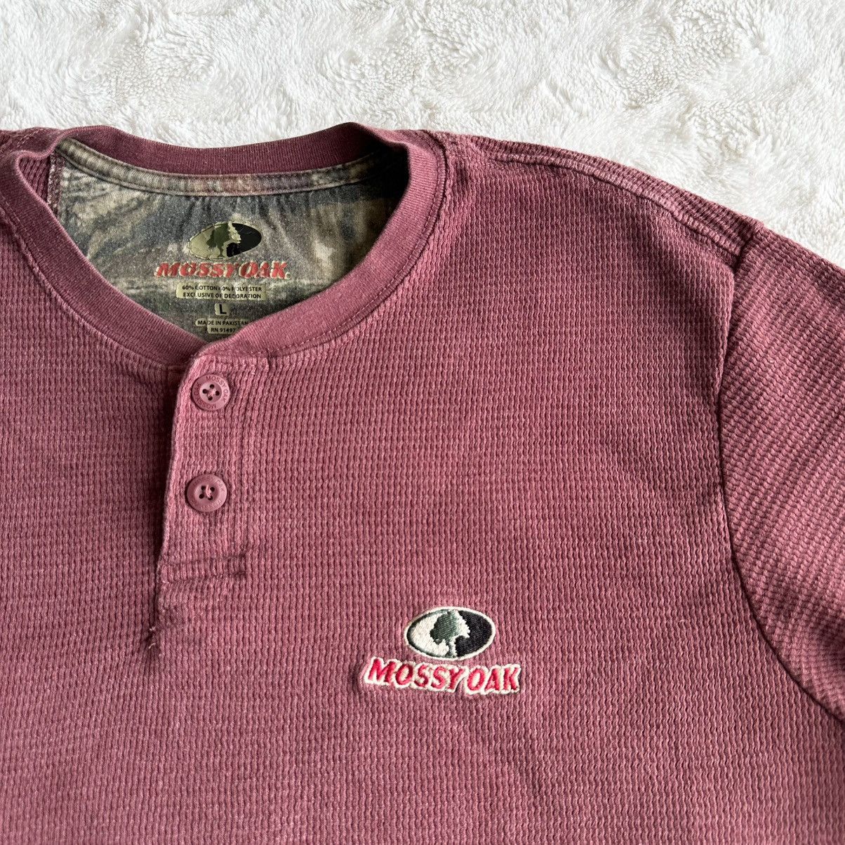 Mossy Oaks Mossy Oak Thermal Shirt Mens Large Red Henley Waffle Knit Size US L / EU 52-54 / 3 - 8 Thumbnail