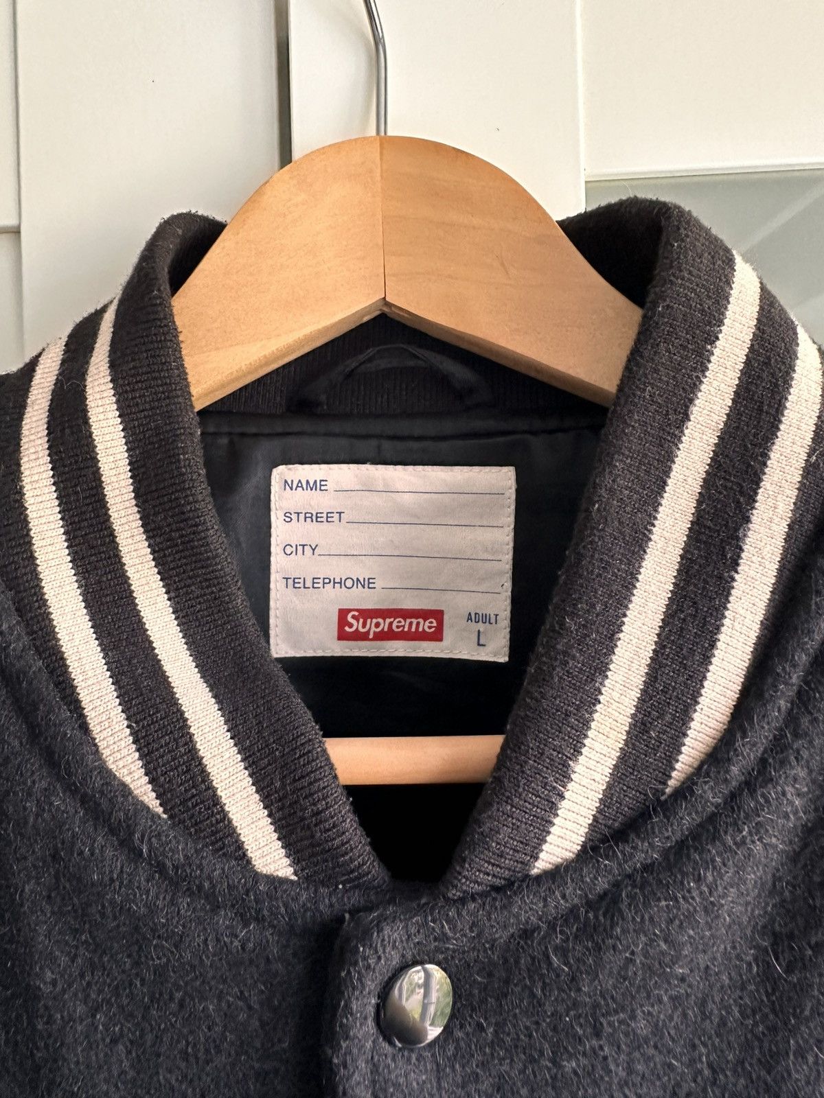 Playboy × Supreme Supreme x Playboy Wool Varsity Jacket Size US L / EU 52-54 / 3 - 2 Thumbnail