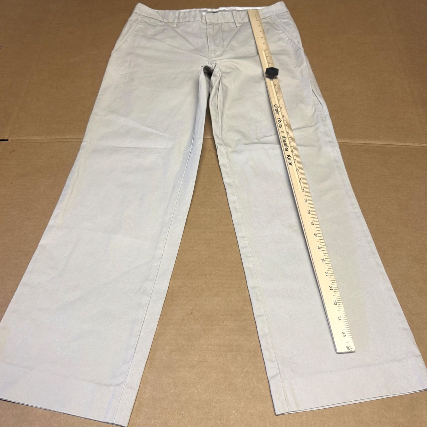 Armani Exchange Armani Exchange Pants Mens 33x30 Khaki Beige Chino Flat Front Straight Casual Size US 33 - 6 Thumbnail